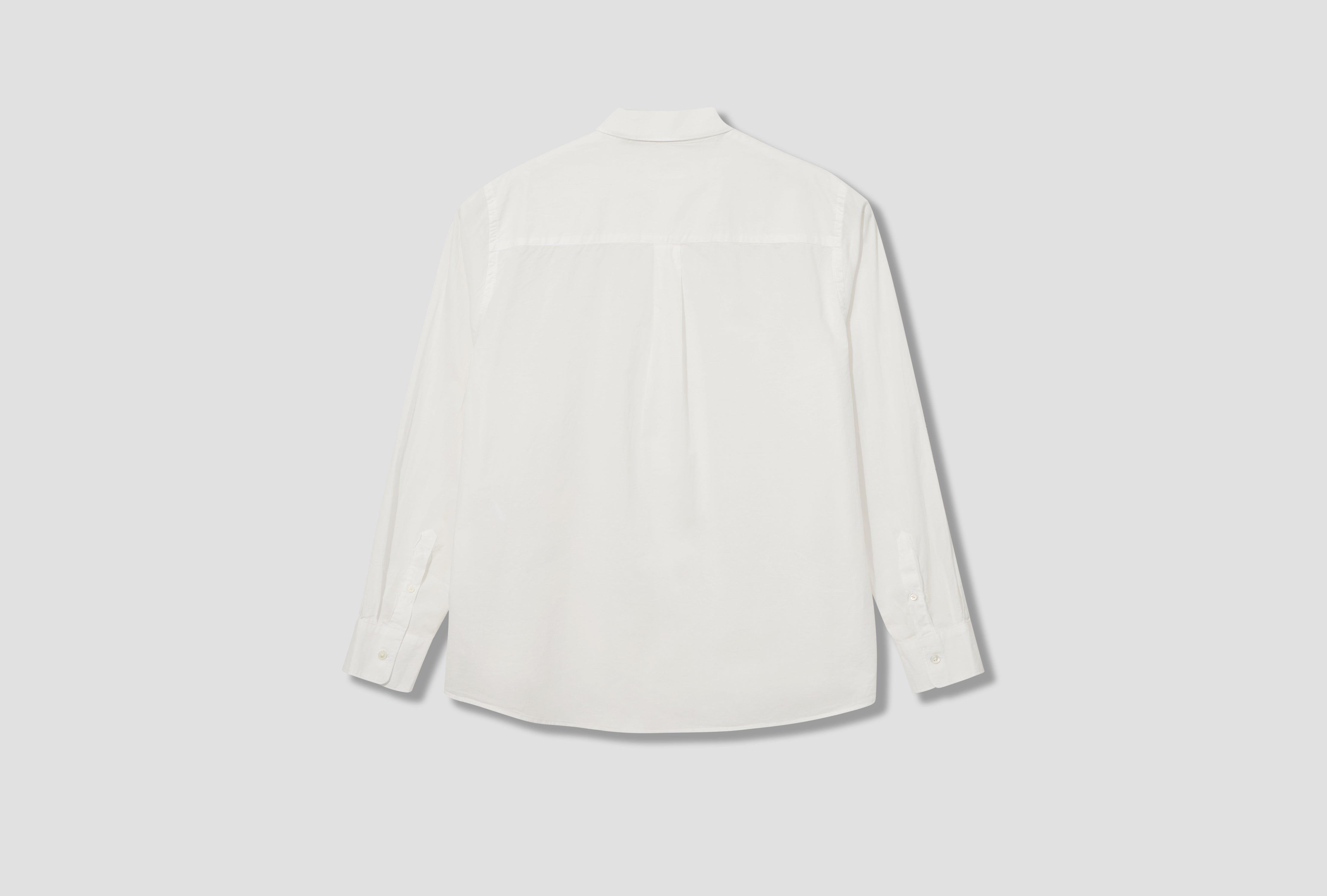 VOLUME SHIRT - WASH COT 3-88S12 Off white