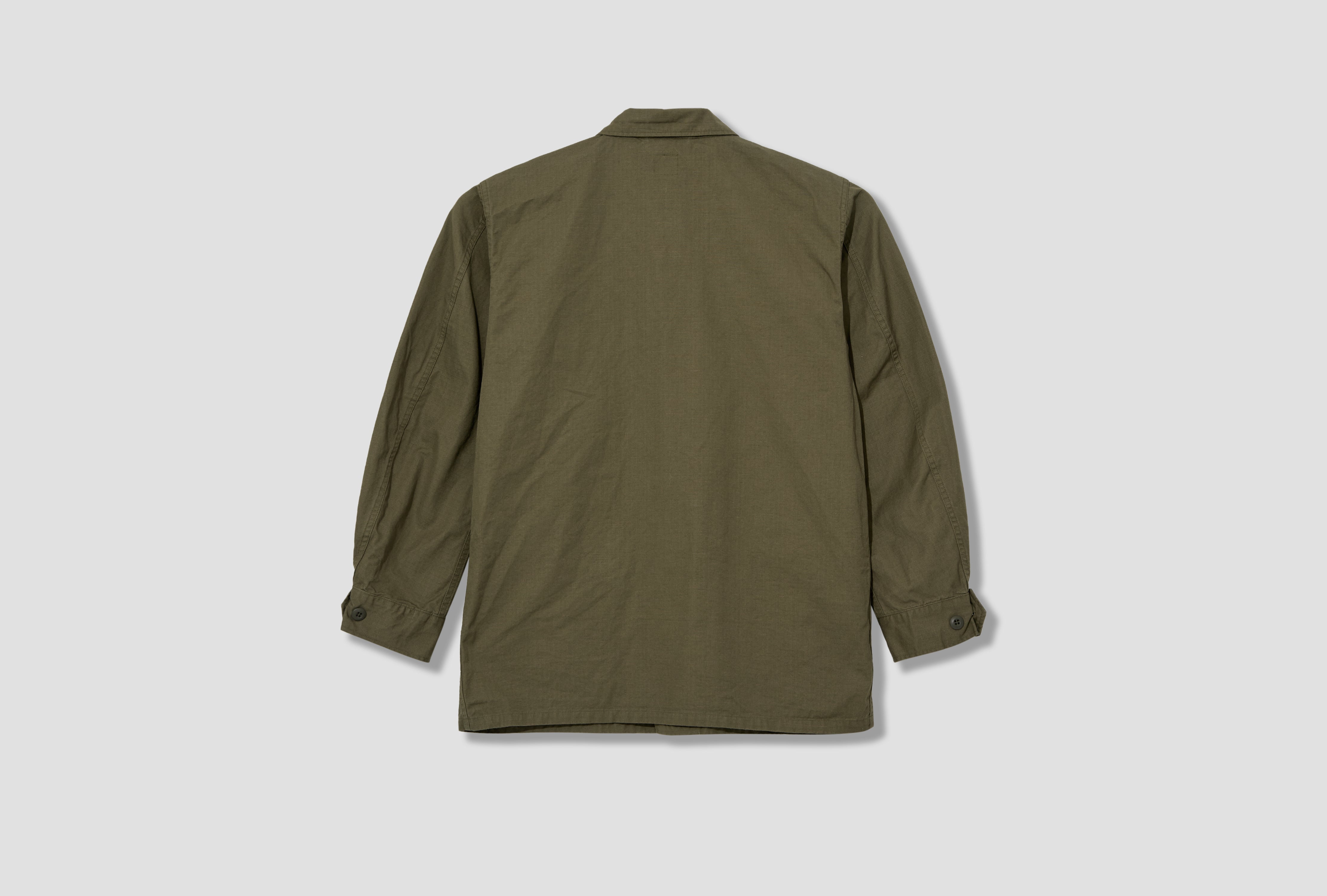 U.S ARMY TROPICAL JACKET - ORIGINAL RIP STOP 01-6010-76 Green