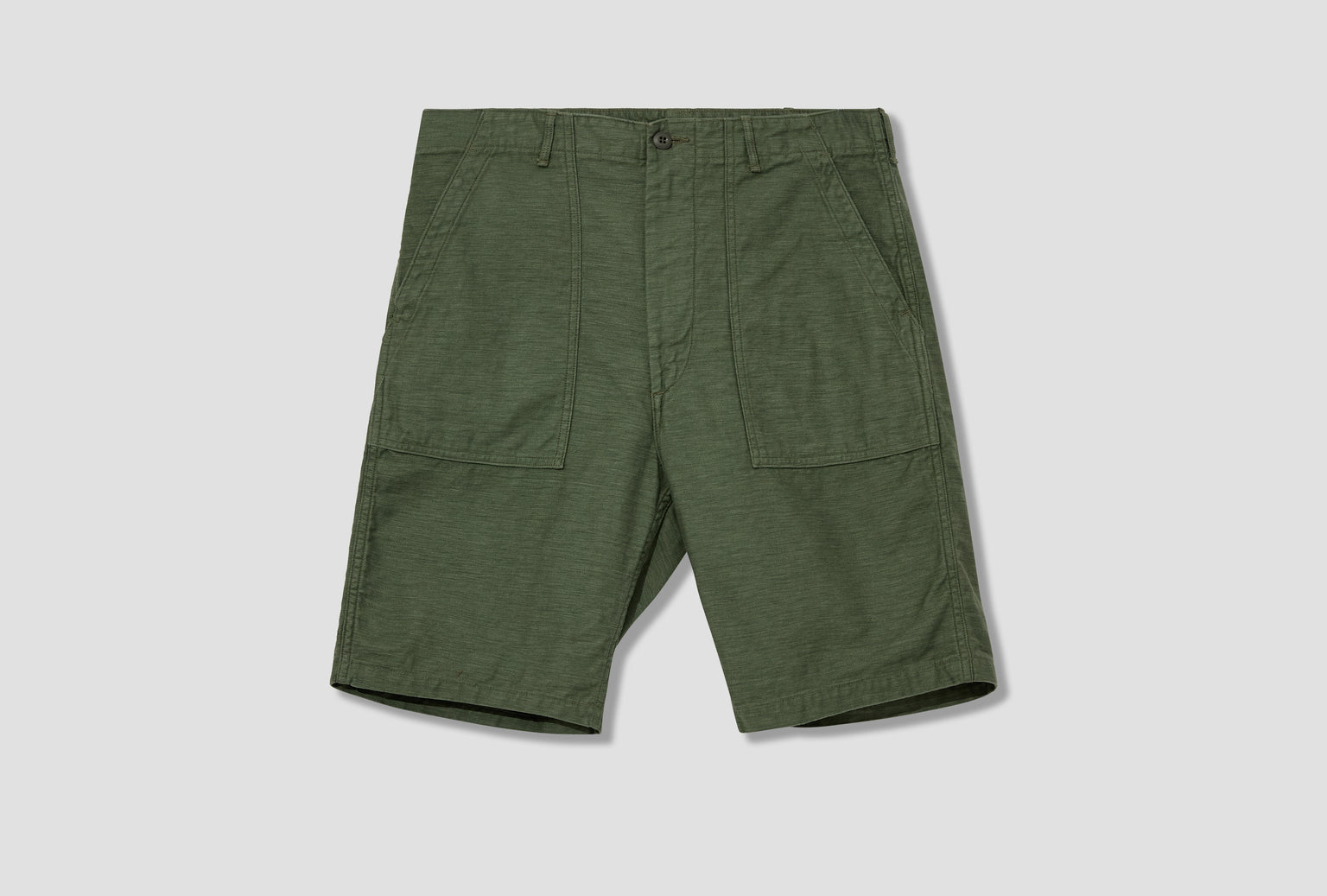 U.S ARMY FATIGUE SHORTS - ORIGINAL REVERSE SATEEN 01-7002-16 Green