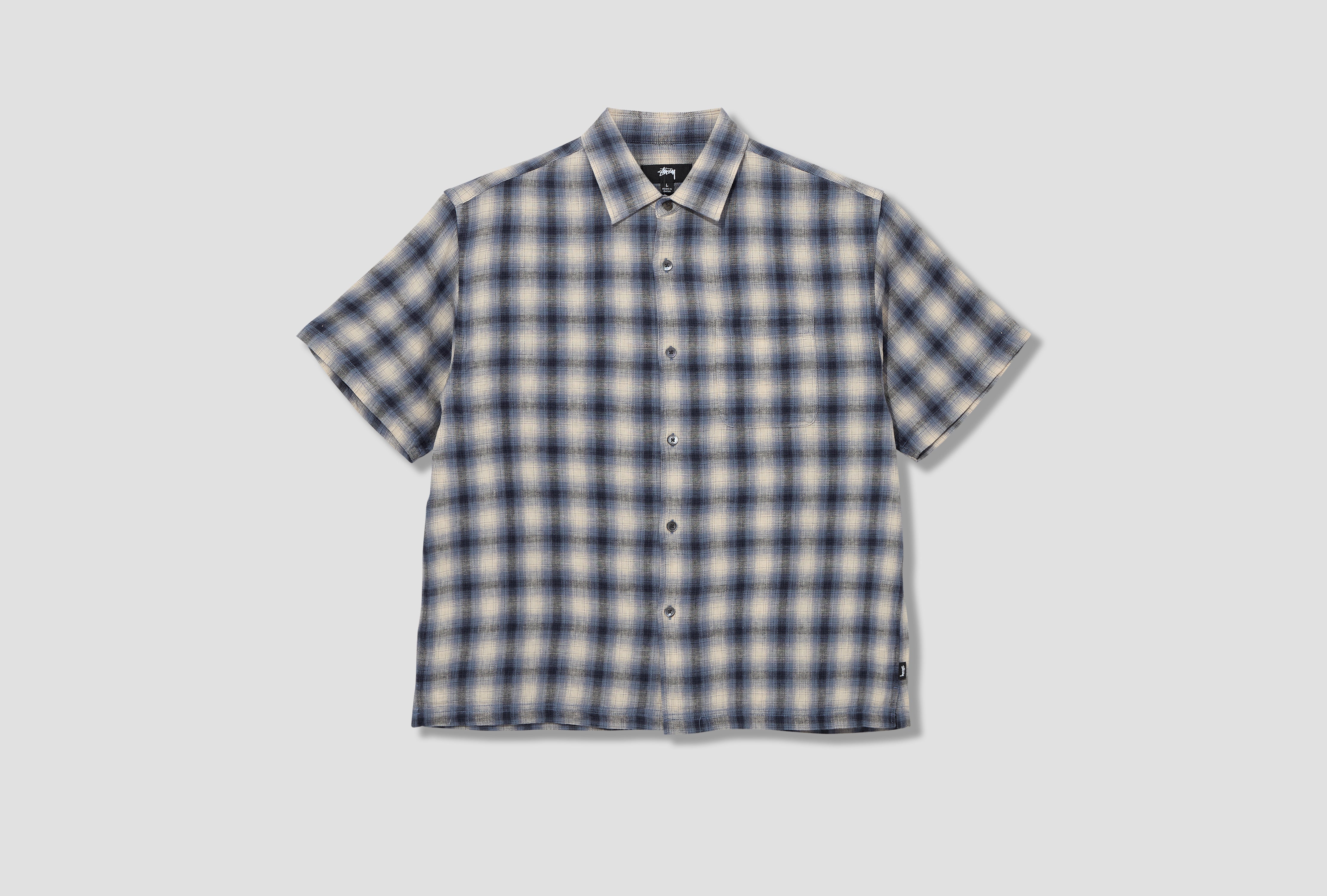 LIAM SS PLAID SHIRT 1110385 Blue