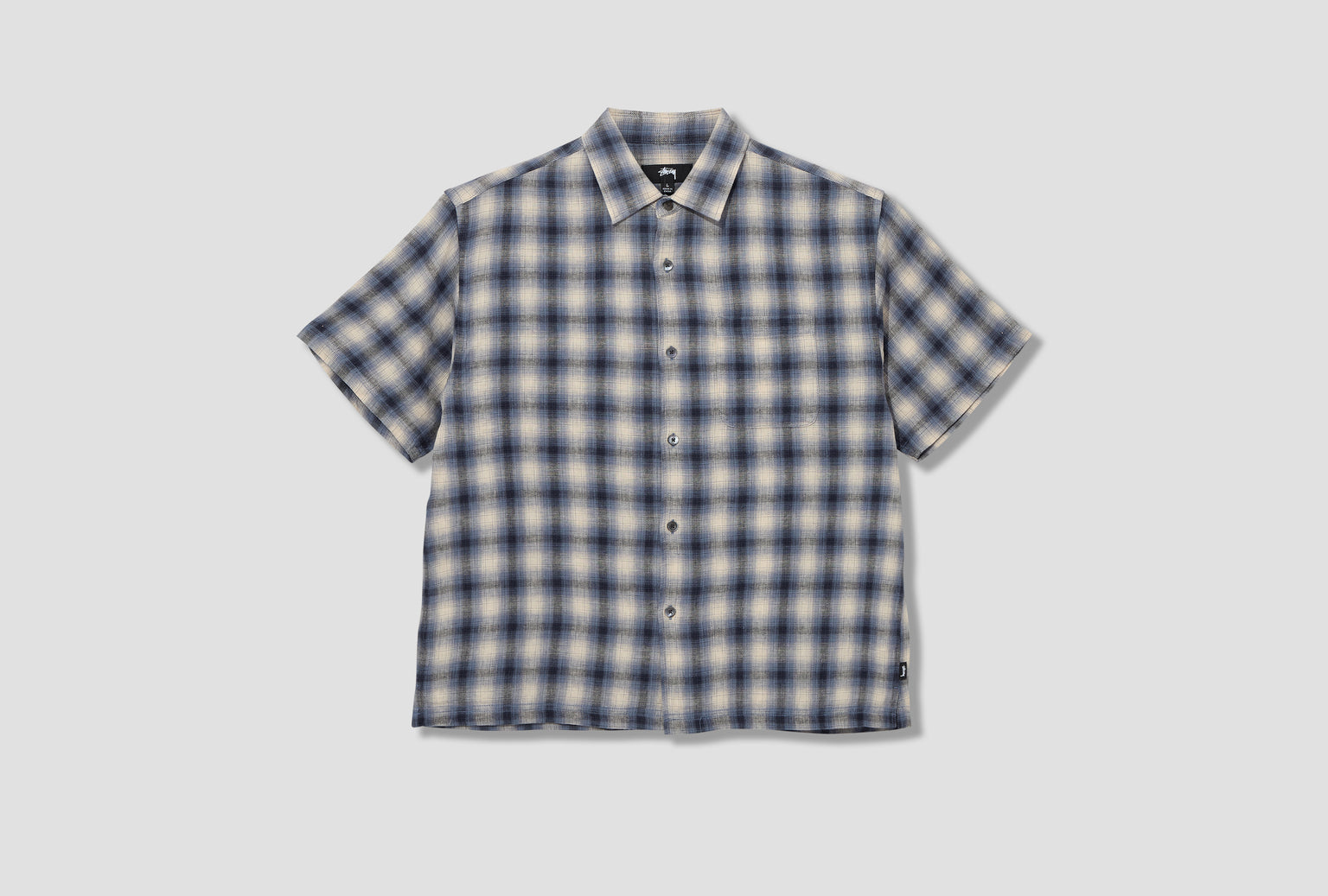 LIAM SS PLAID SHIRT 1110385 Blue