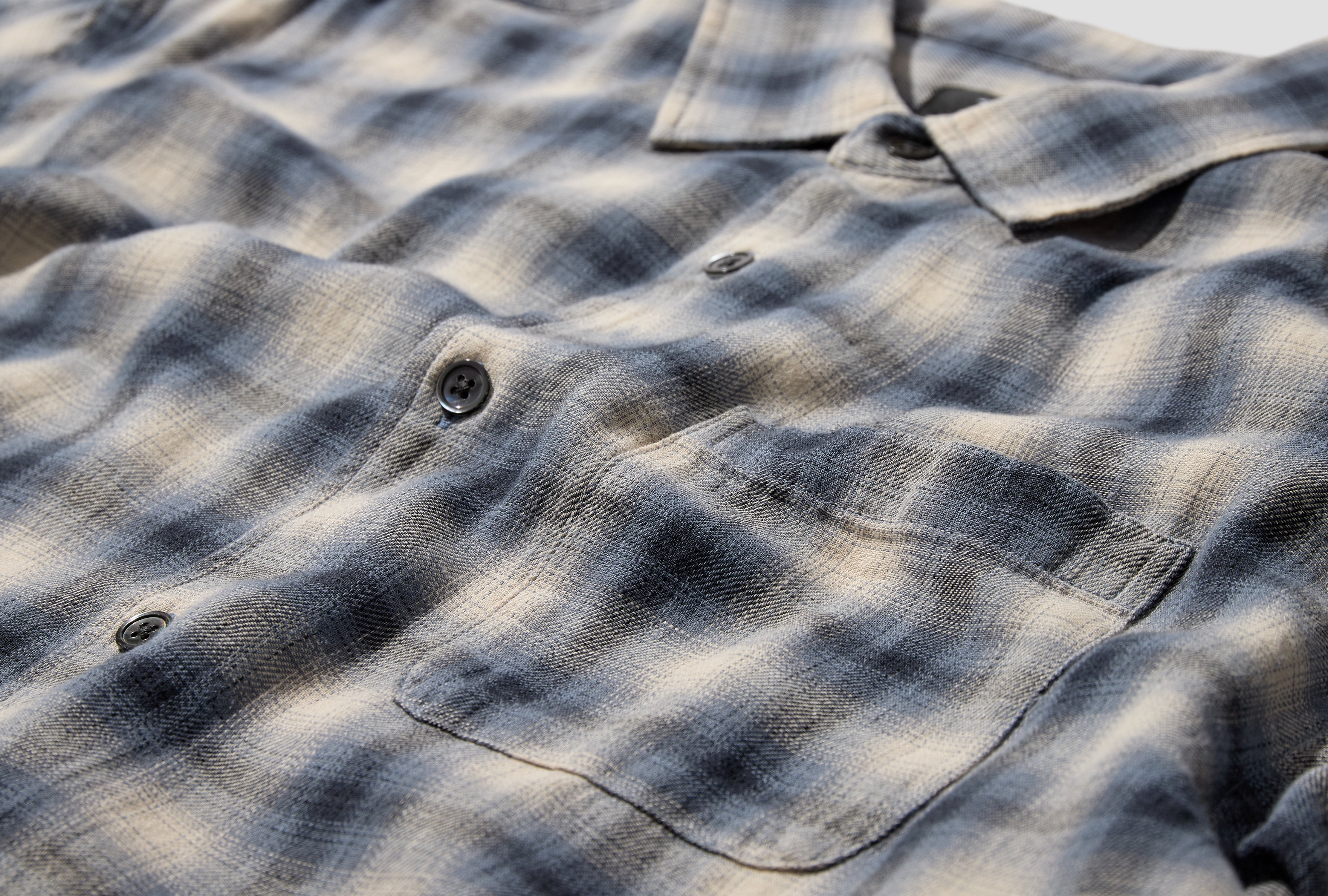 LIAM SS PLAID SHIRT 1110385 Blue