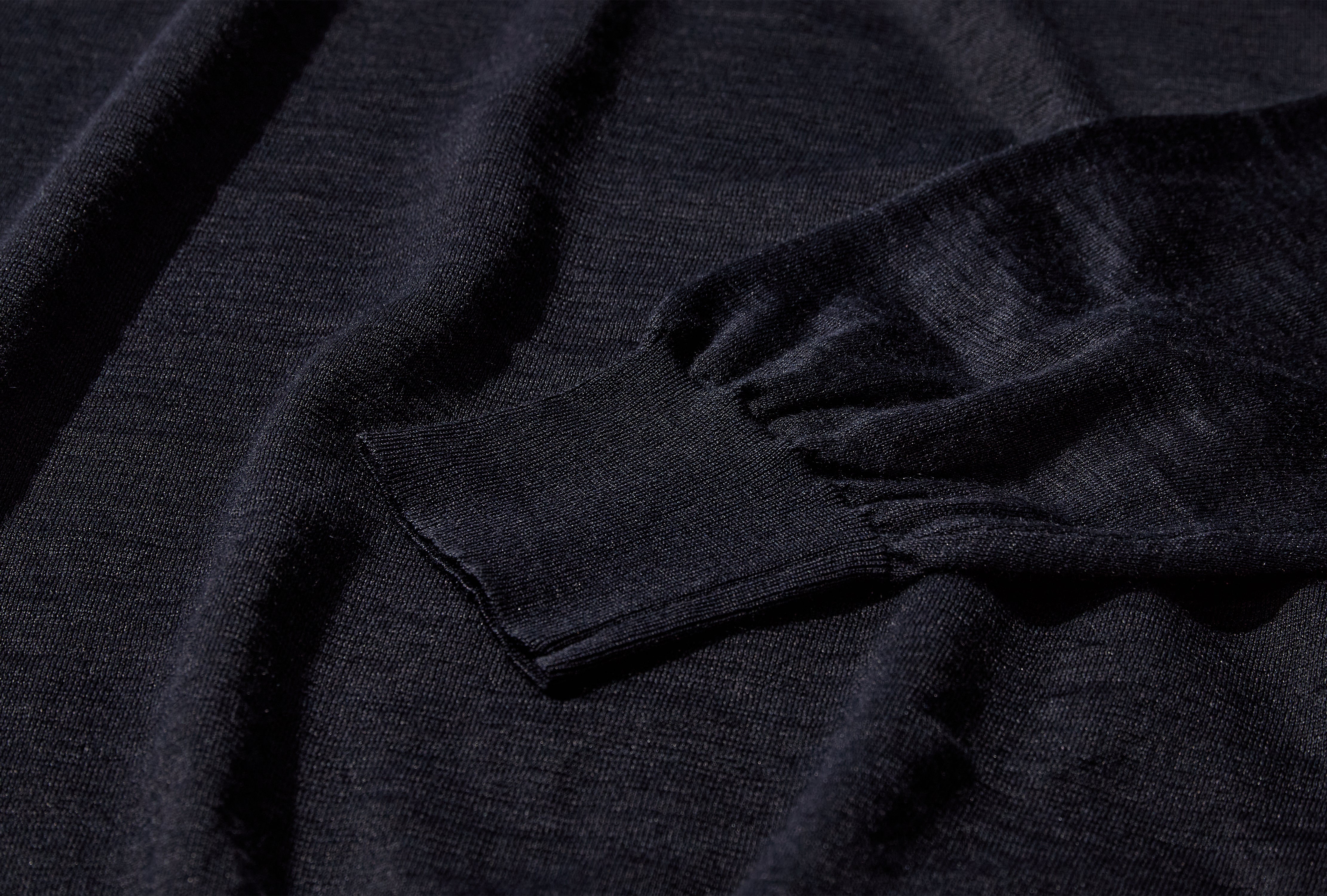 CHOMA CREW NECK L/S BN-26SM-058 Navy