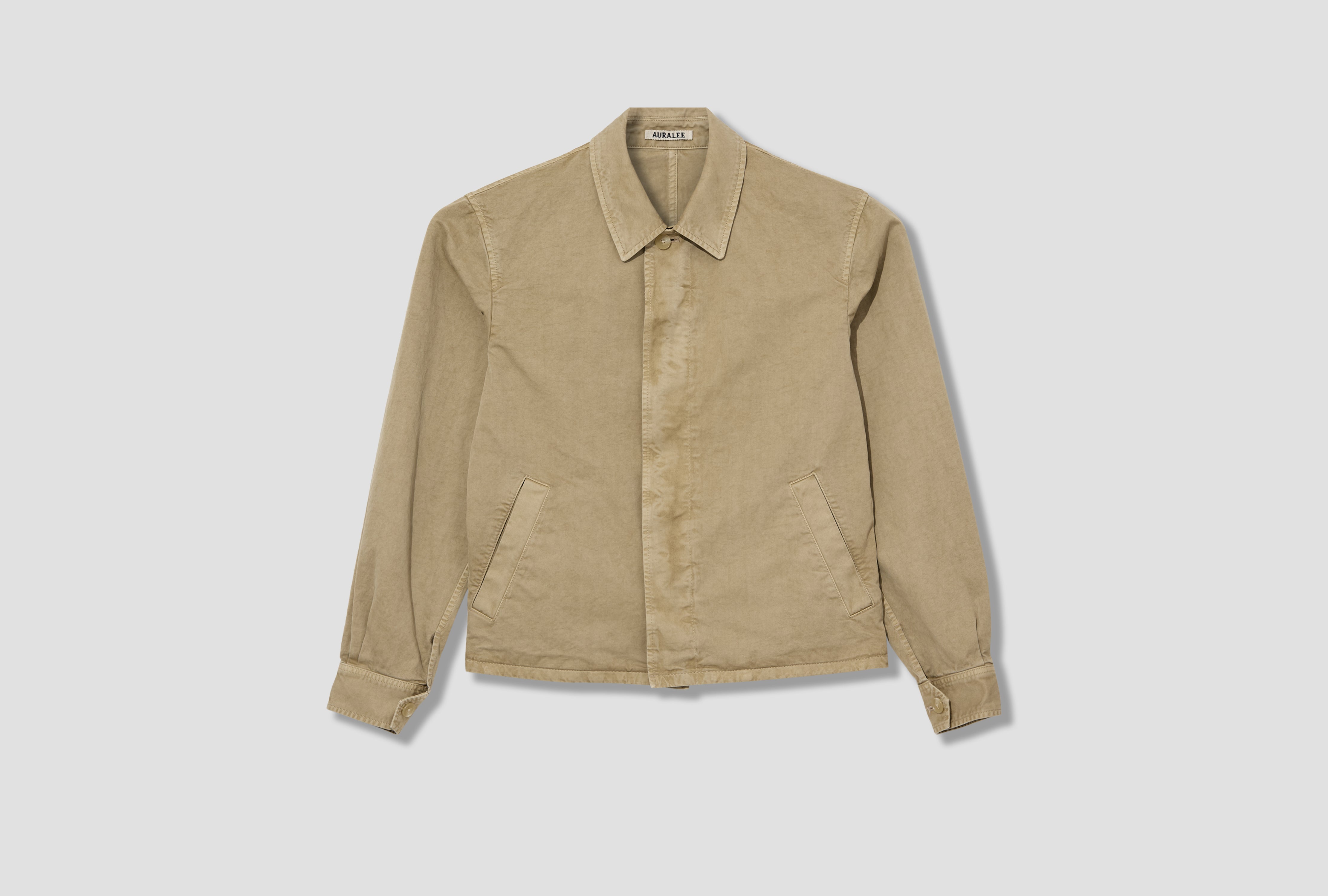 GARMENT-DYED FINX LIGHT CHINO BLOUSON A26SB01LF Beige