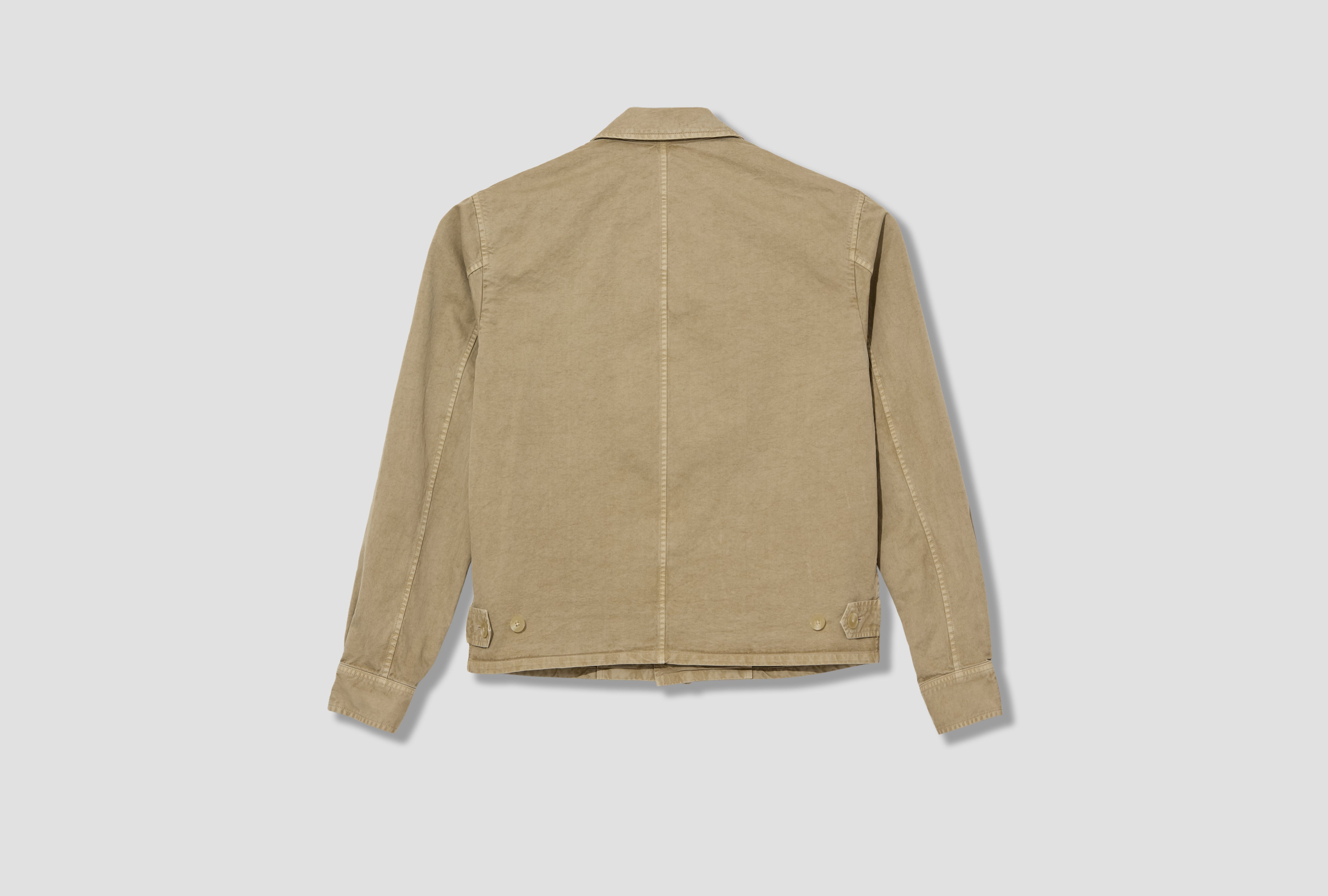 GARMENT-DYED FINX LIGHT CHINO BLOUSON A26SB01LF Beige