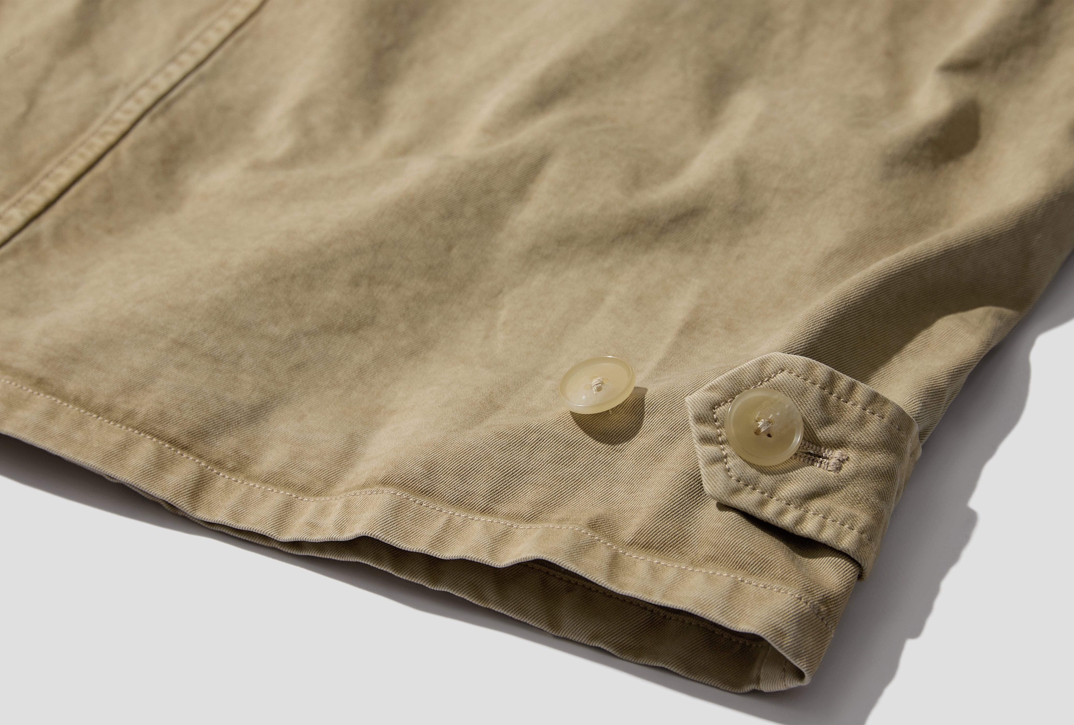 GARMENT-DYED FINX LIGHT CHINO BLOUSON A26SB01LF Beige