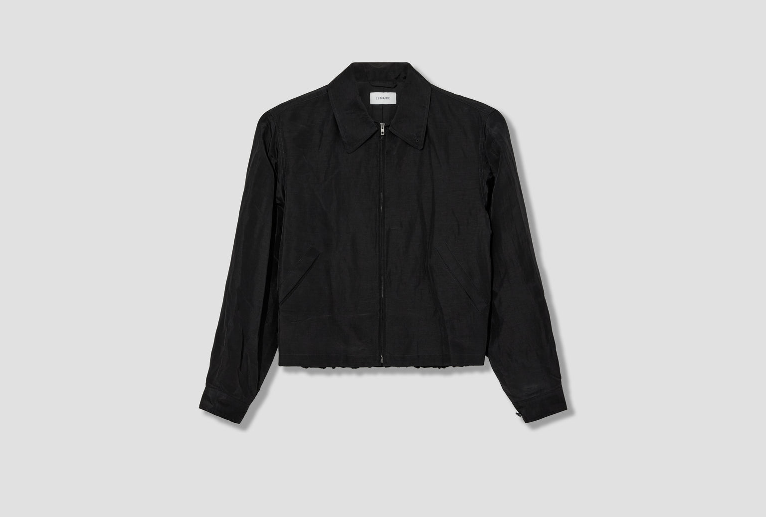 SHORT BLOUSON - LINEN VISCOSE OW1231 LF1022 Black