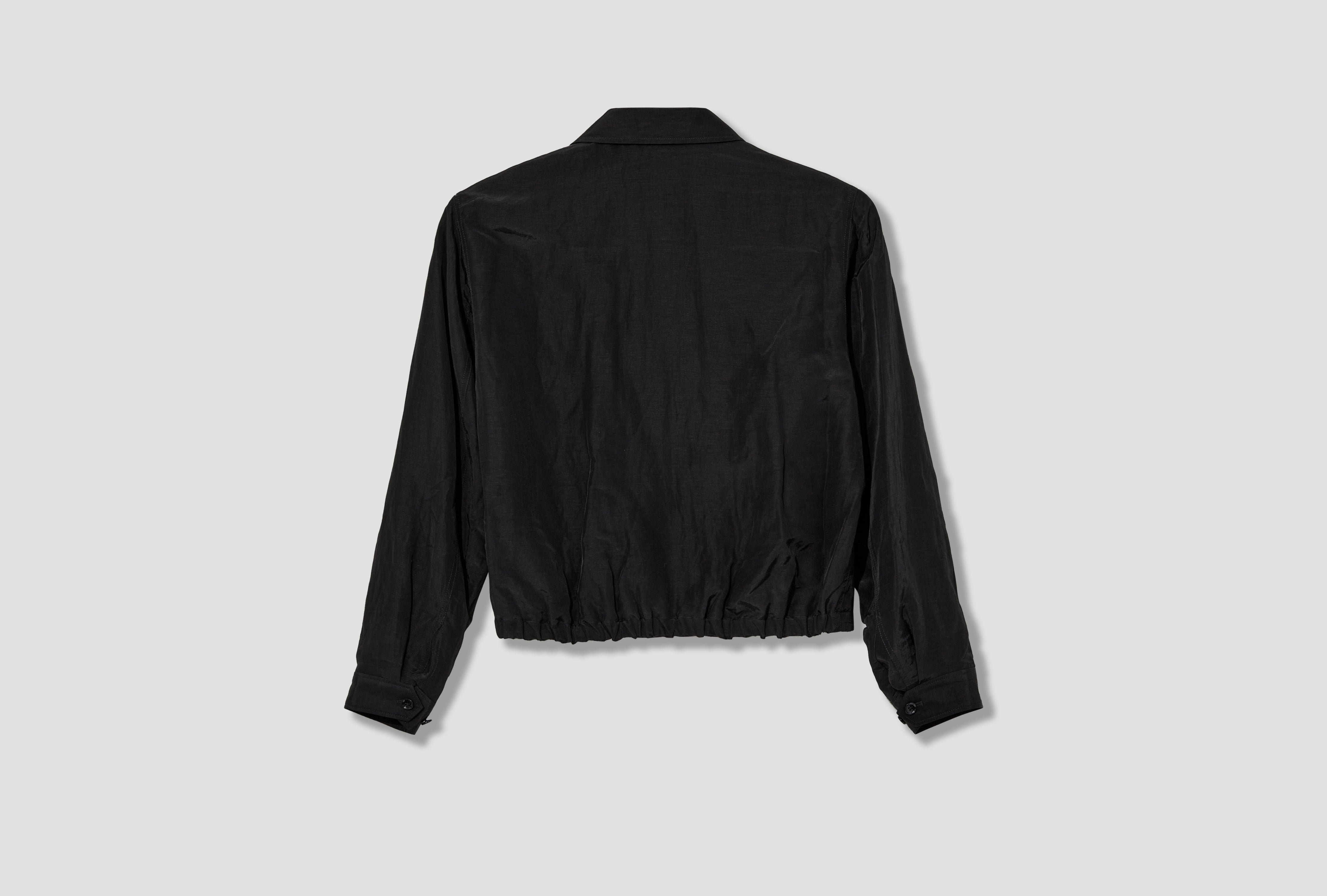 SHORT BLOUSON - LINEN VISCOSE OW1231 LF1022 Black