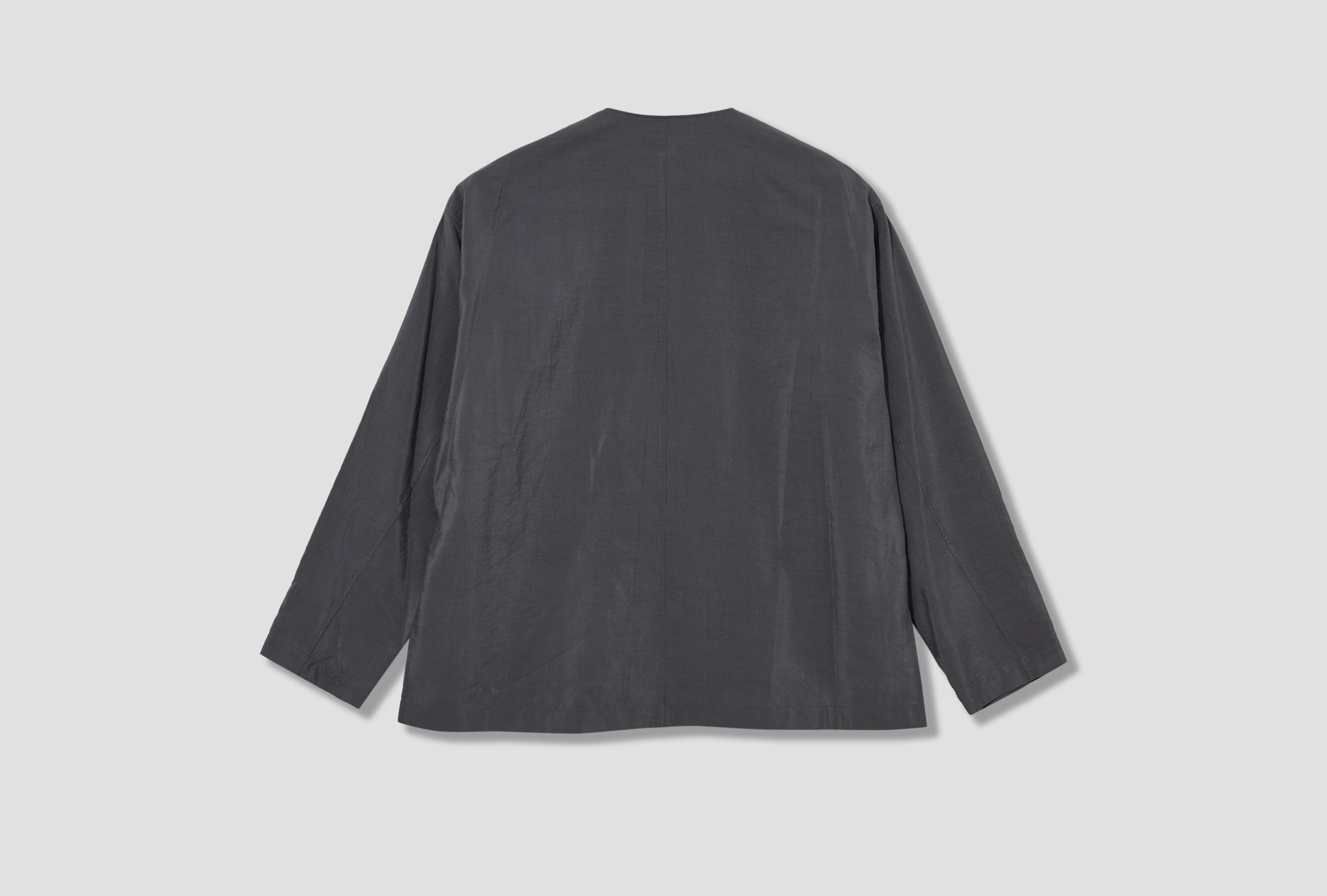V-NECK SHIRT - DRY SILK SH1235 LF1308 Light grey