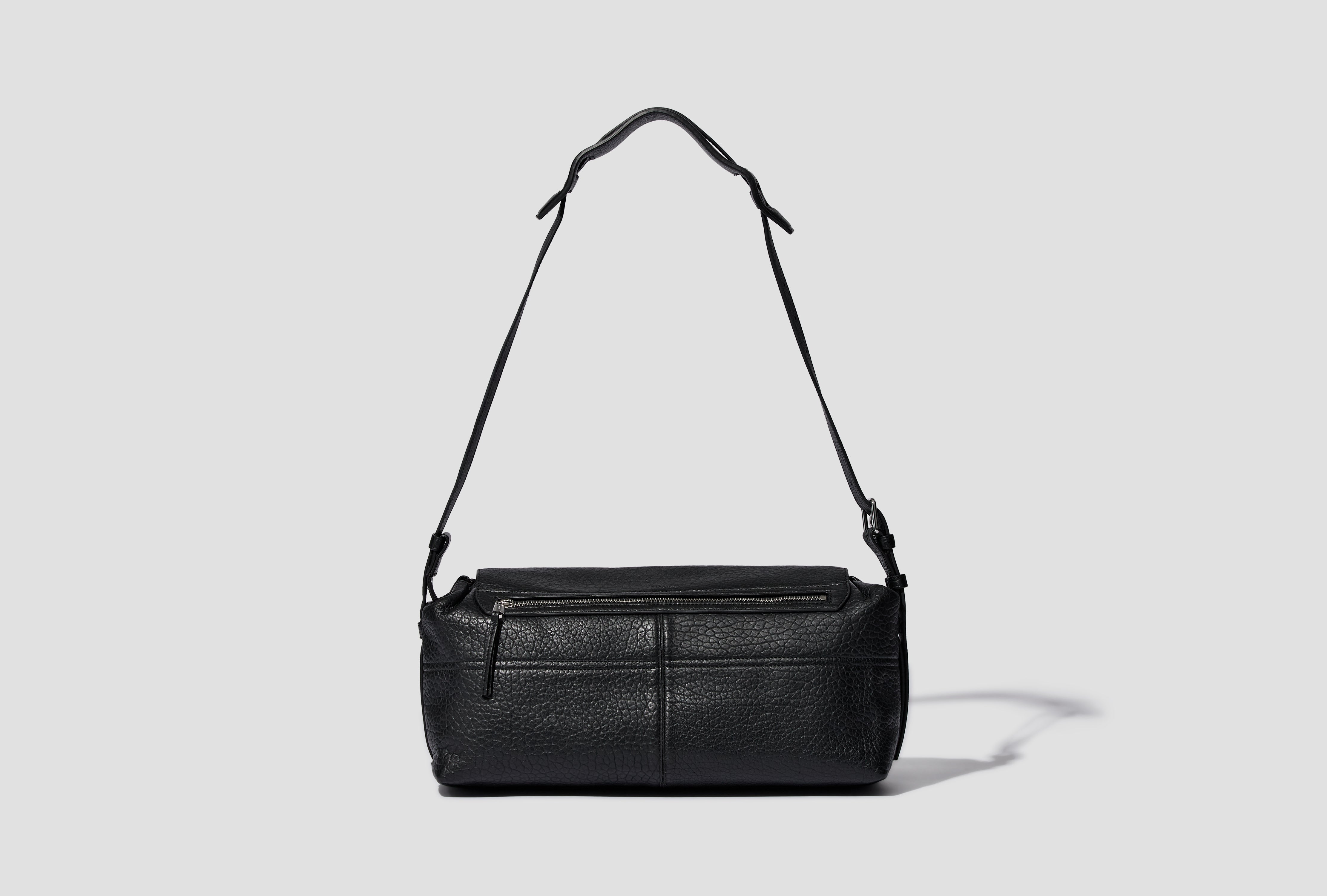 SOFT GEAR BAG - BUBBLE LAMBSKIN LEATHER BG0222 LL0191 Black