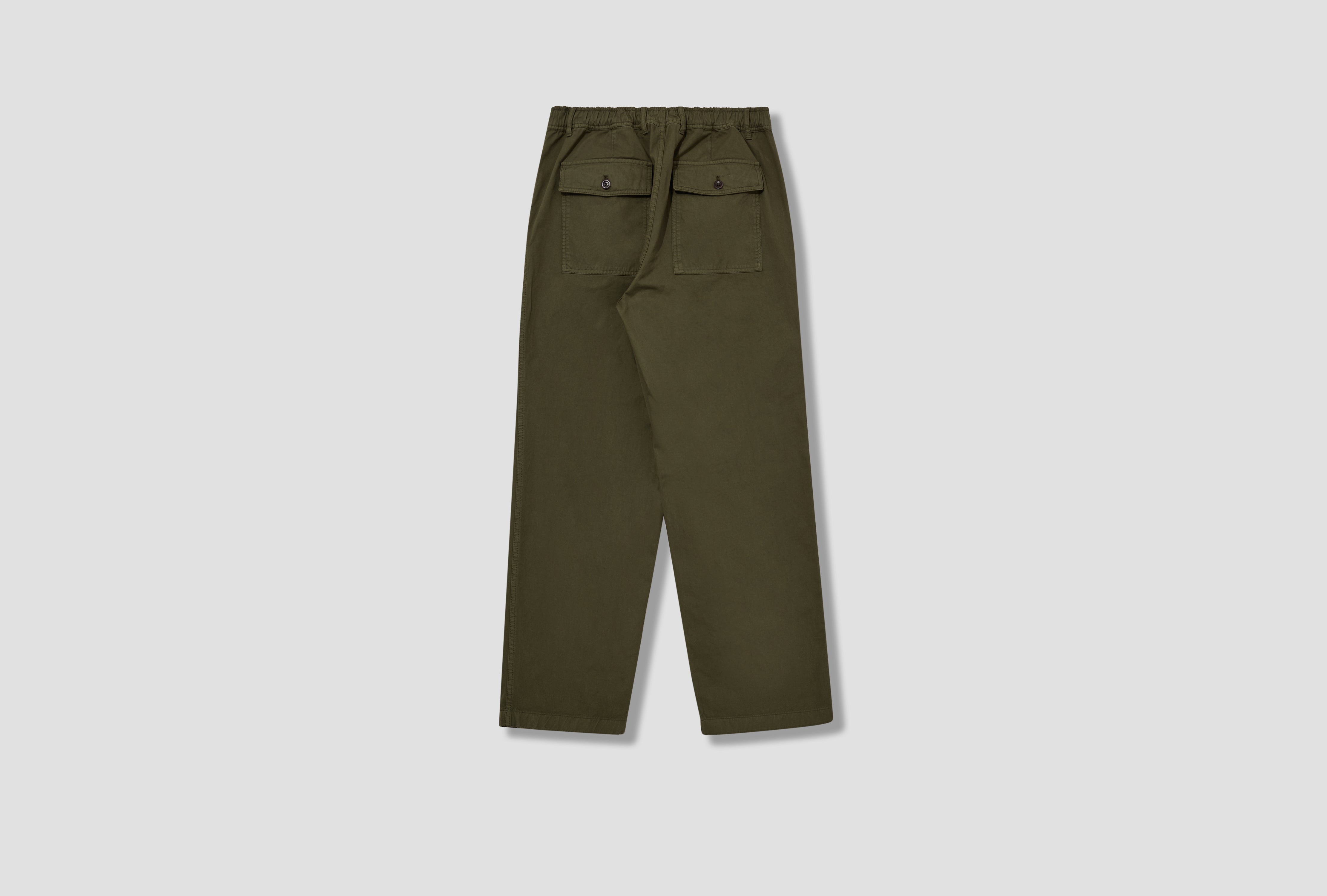 KVITFJELL RELAXED COTTON TWILL PANT N25-0476 Olive