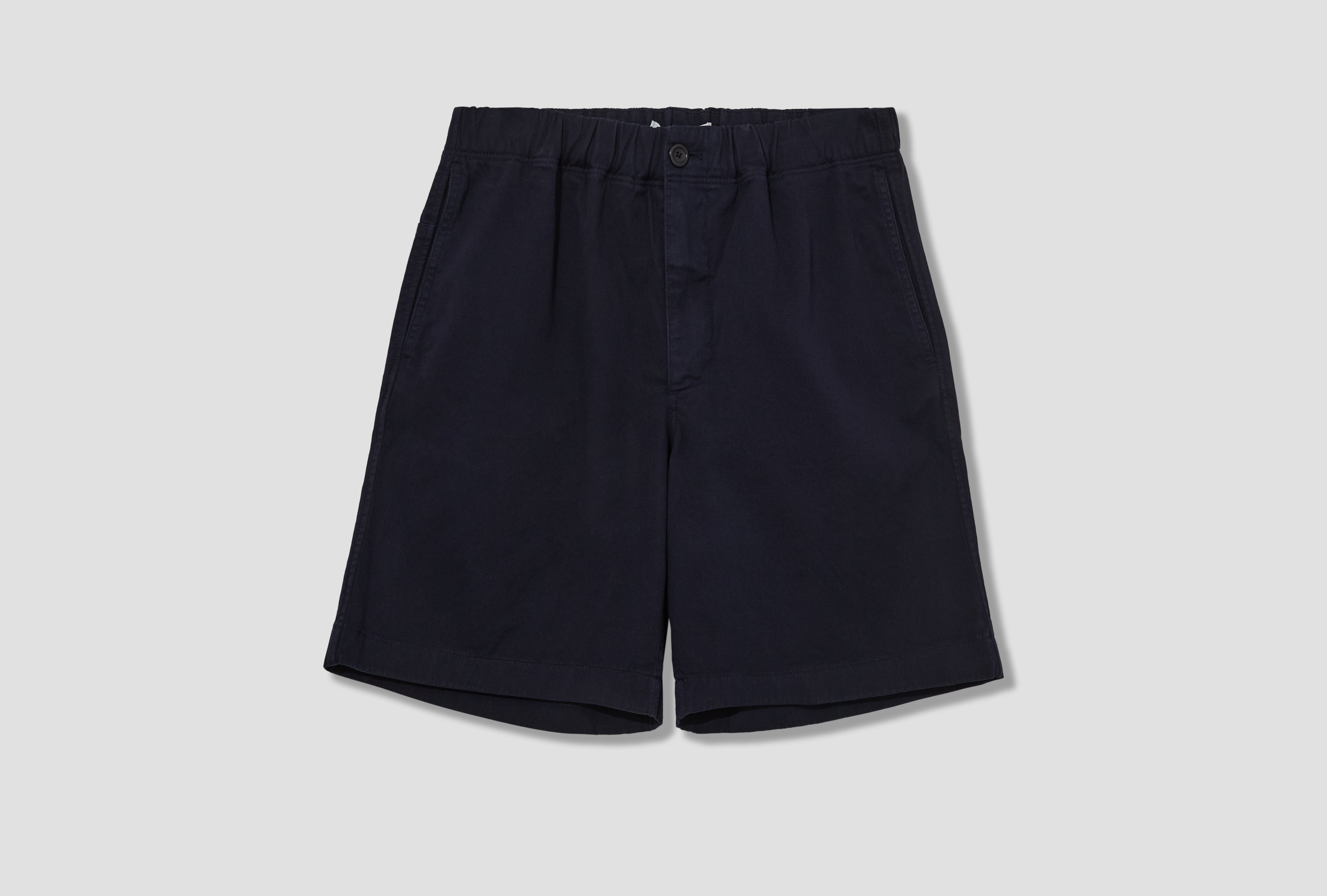 TRYSIL REGULAR ORGANIC STRETCH TWILL SHORT N35-0627 Navy