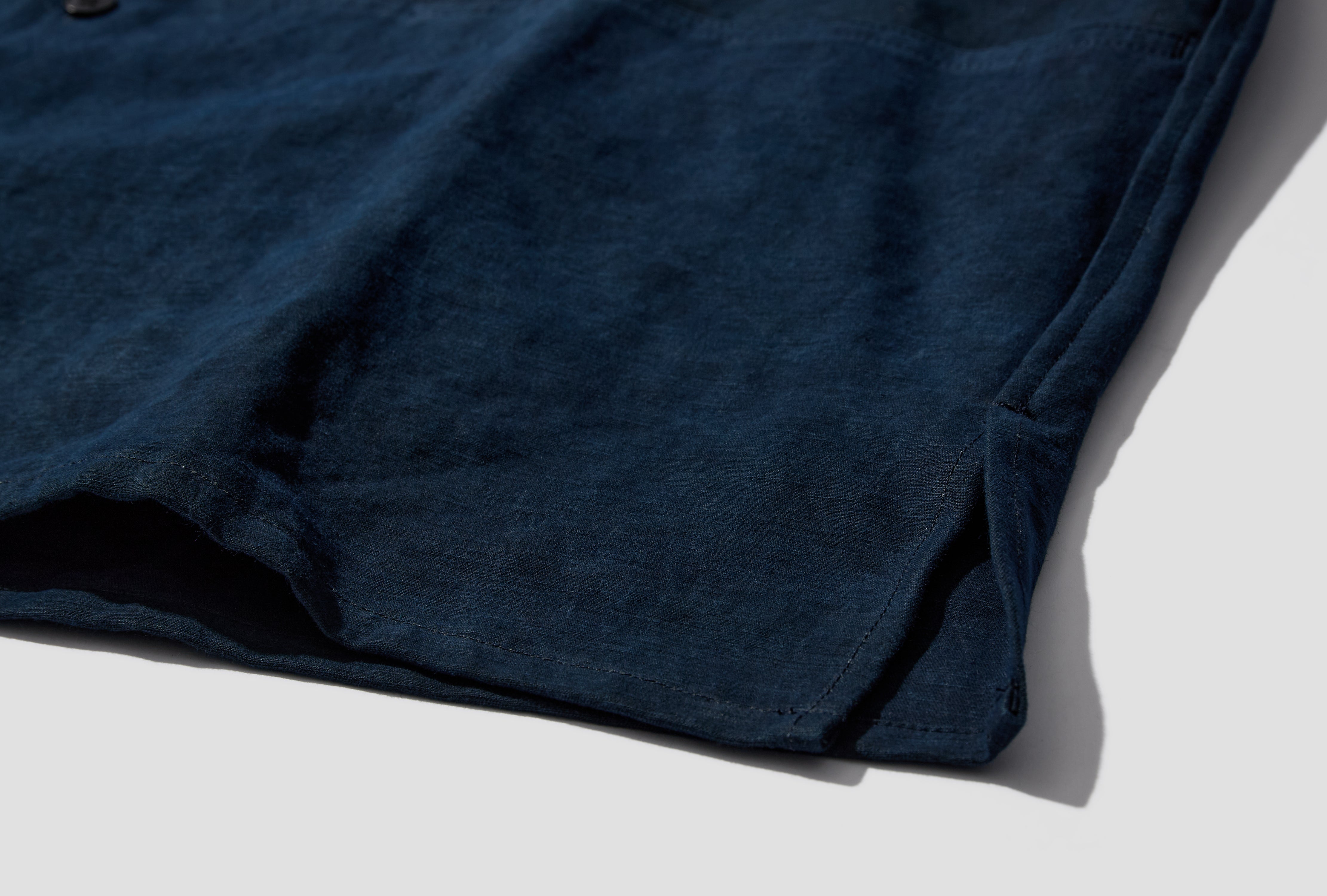 SHOP SHIRT - SUMI INDIGO HEMP CLOTH R20S5
