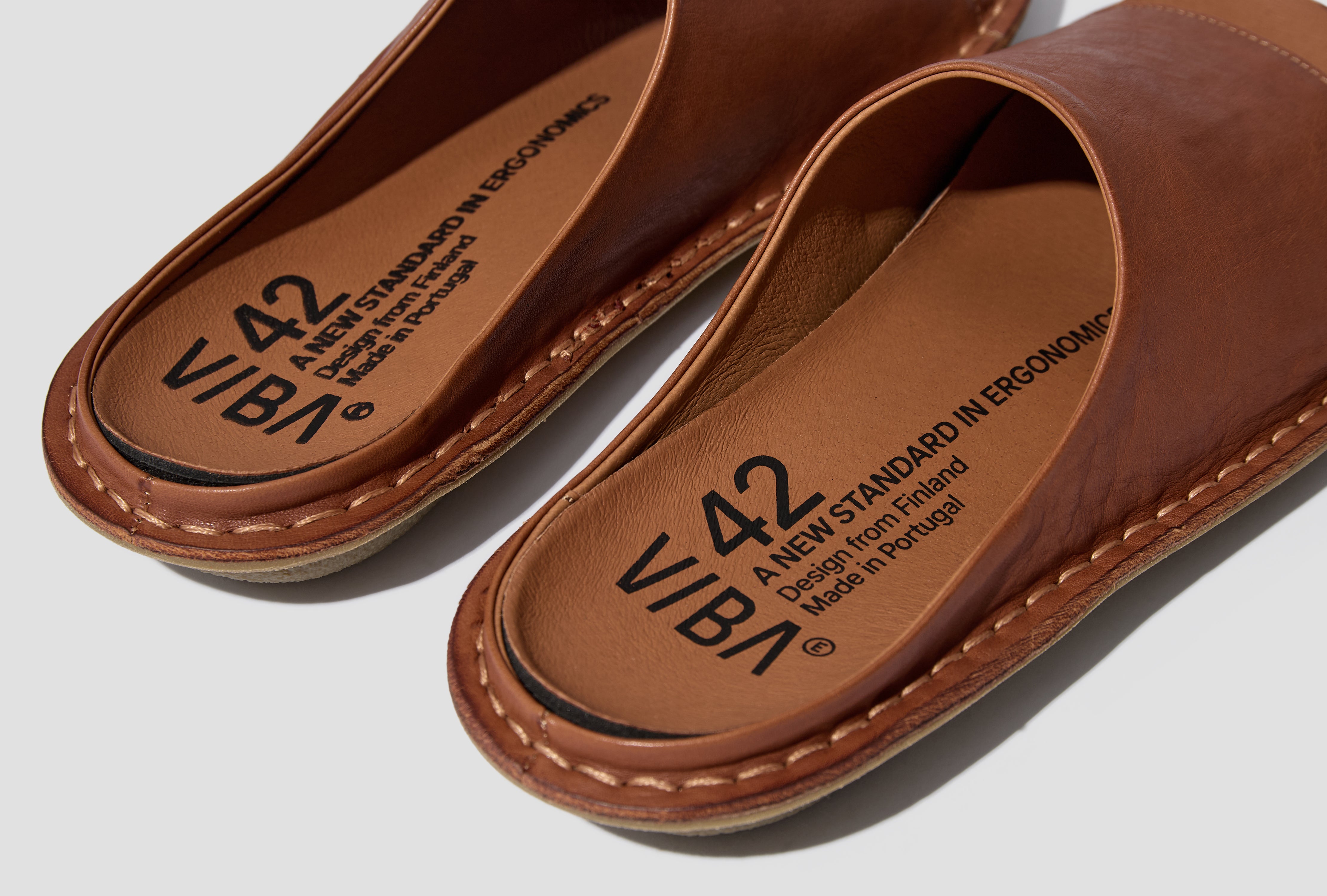 SAINT TROPEZ LEATHER - COGNAC BROWN STROPEZLCBH