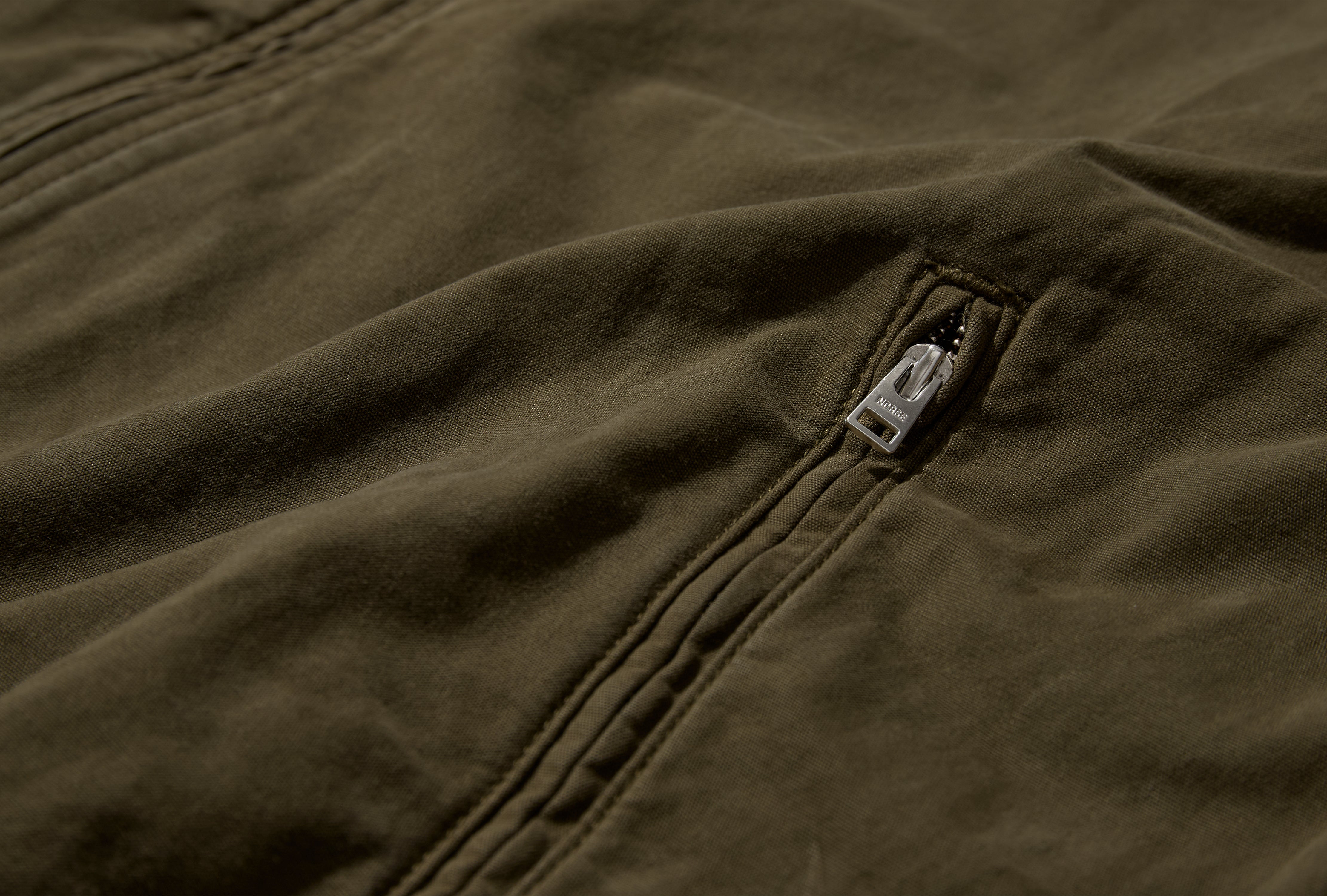 RAABJERG CANVAS JACKET N55-0665 Olive
