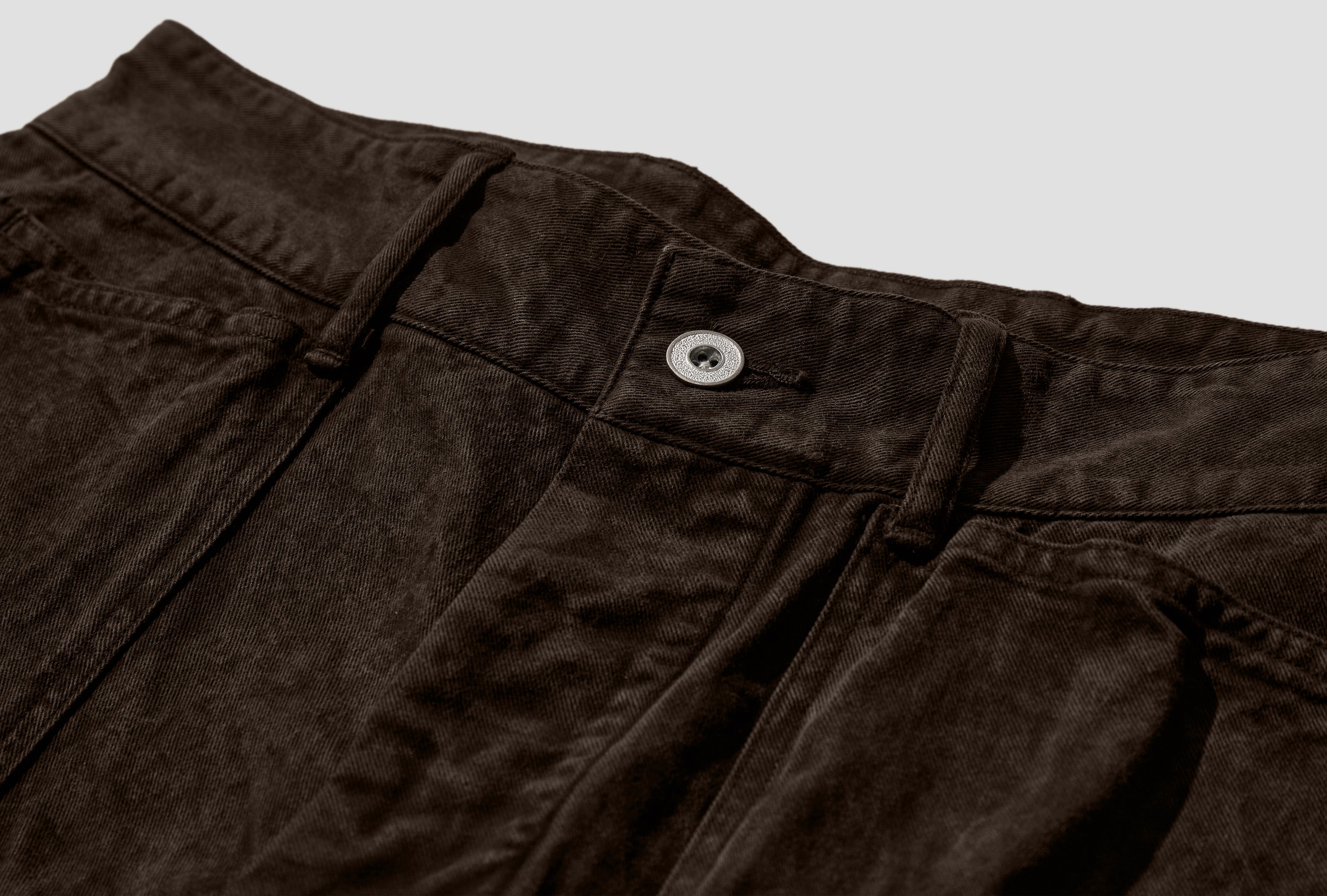 LOT.220 US ARMY M-35 PANTS - MUD DYED BROWN TTSS26220