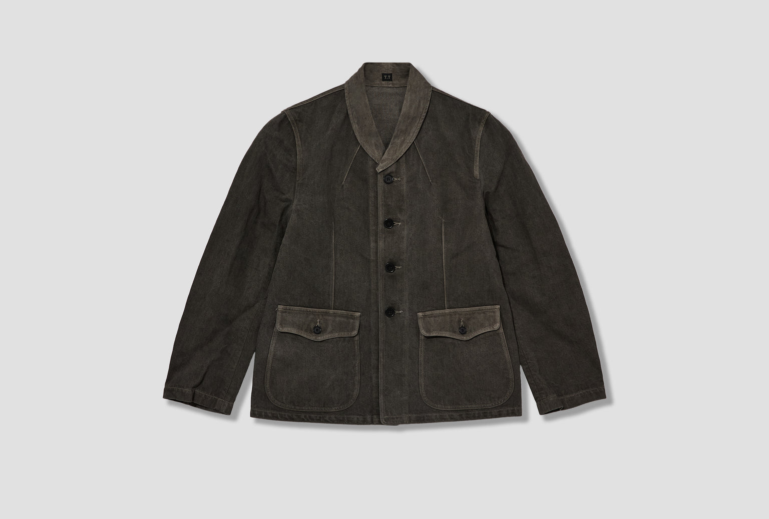 LOT.327 MODIFIED SHAWL COLLAR JACKET - SUMI TTSS26327