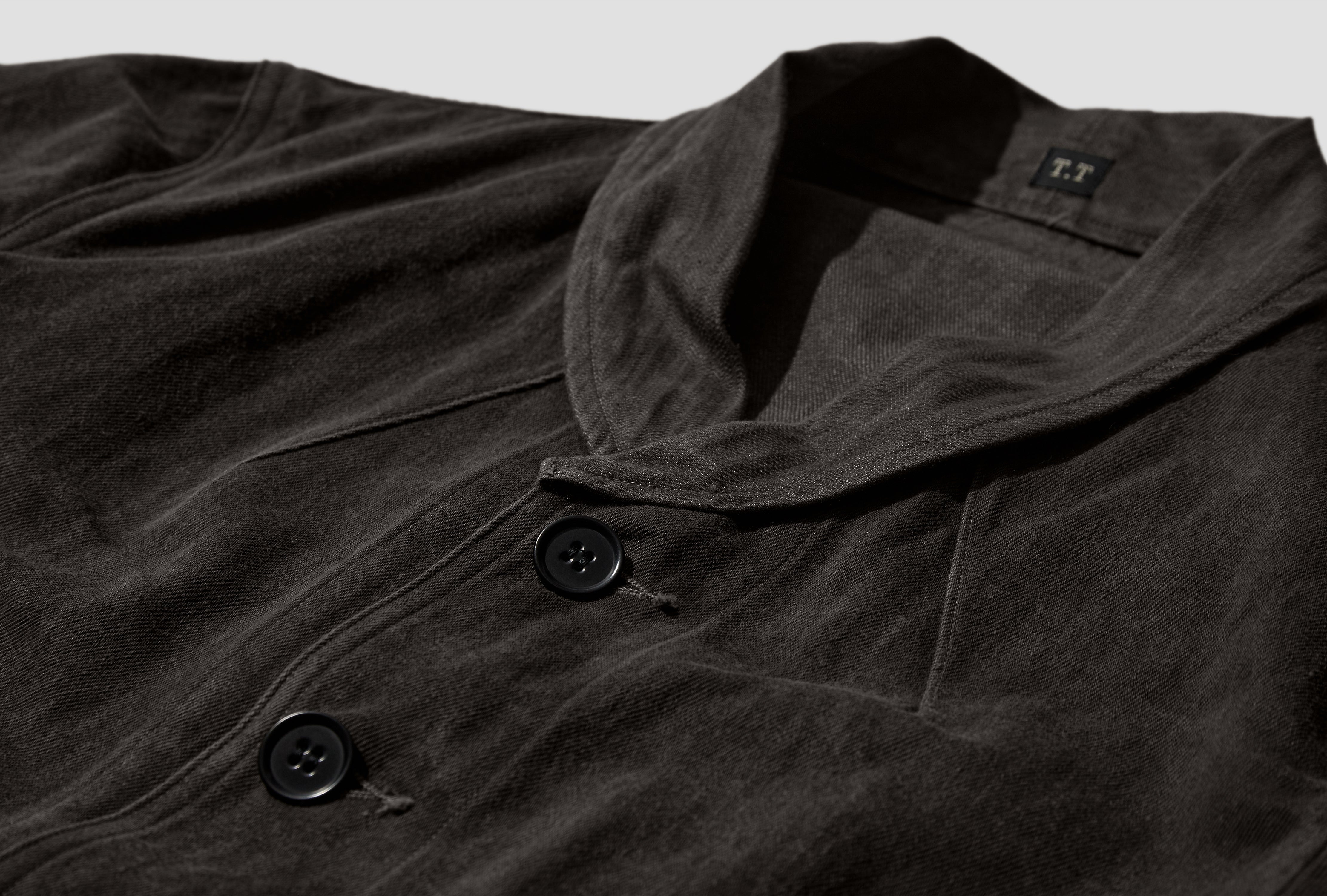LOT.327 MODIFIED SHAWL COLLAR JACKET - SUMI TTSS26327