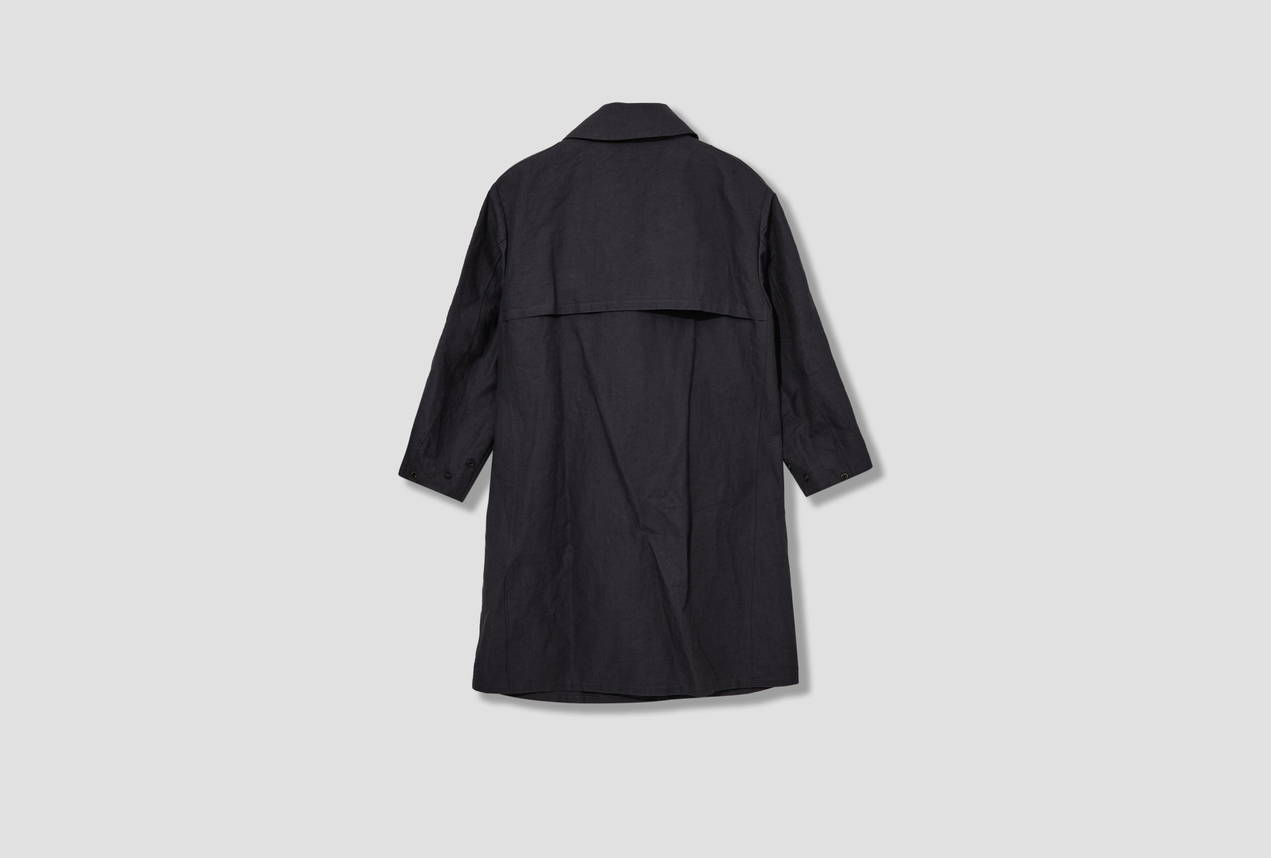 LOT.411 M-1918 RAIN COAT - CHARCOAL TTSS26411