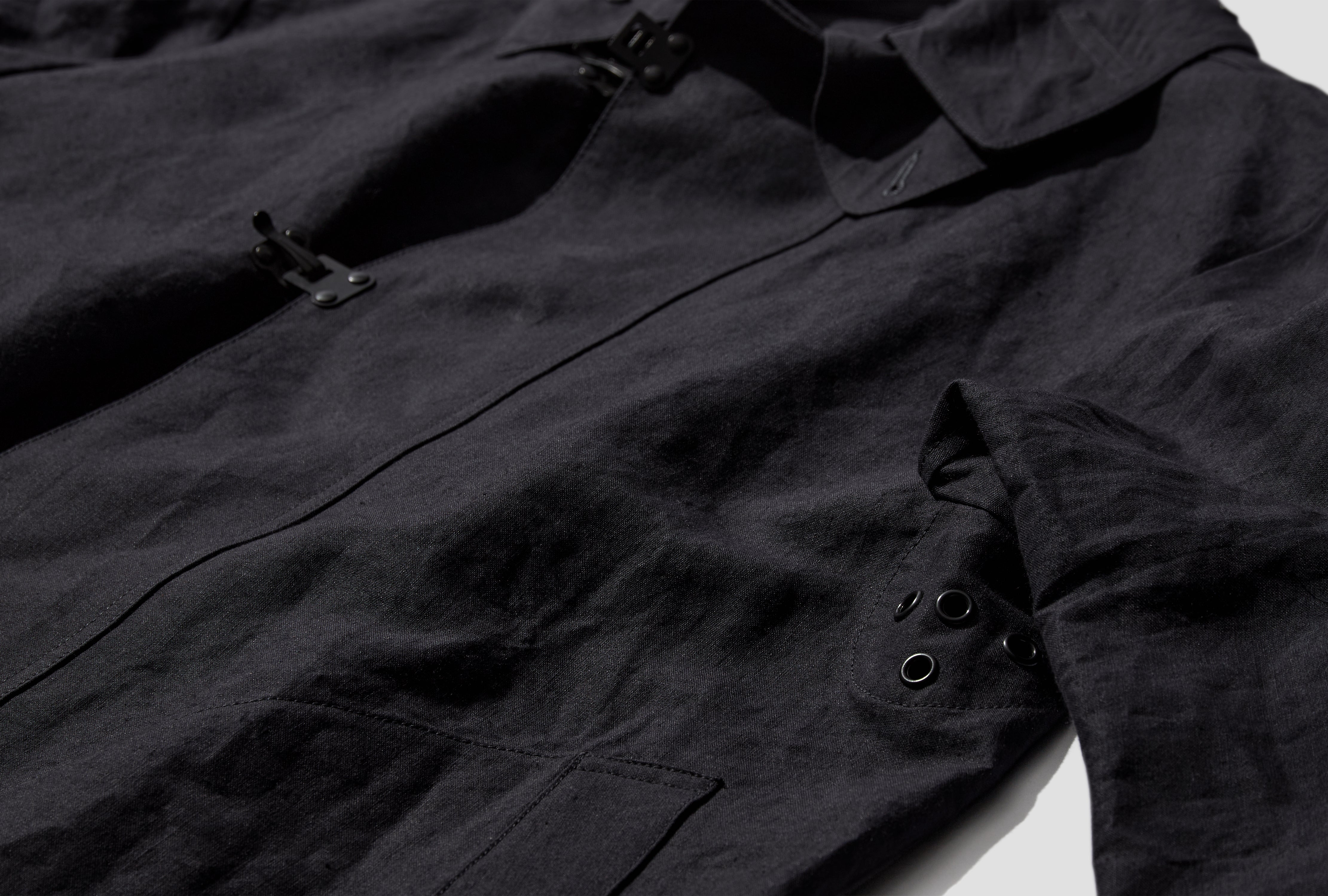 LOT.411 M-1918 RAIN COAT - CHARCOAL TTSS26411