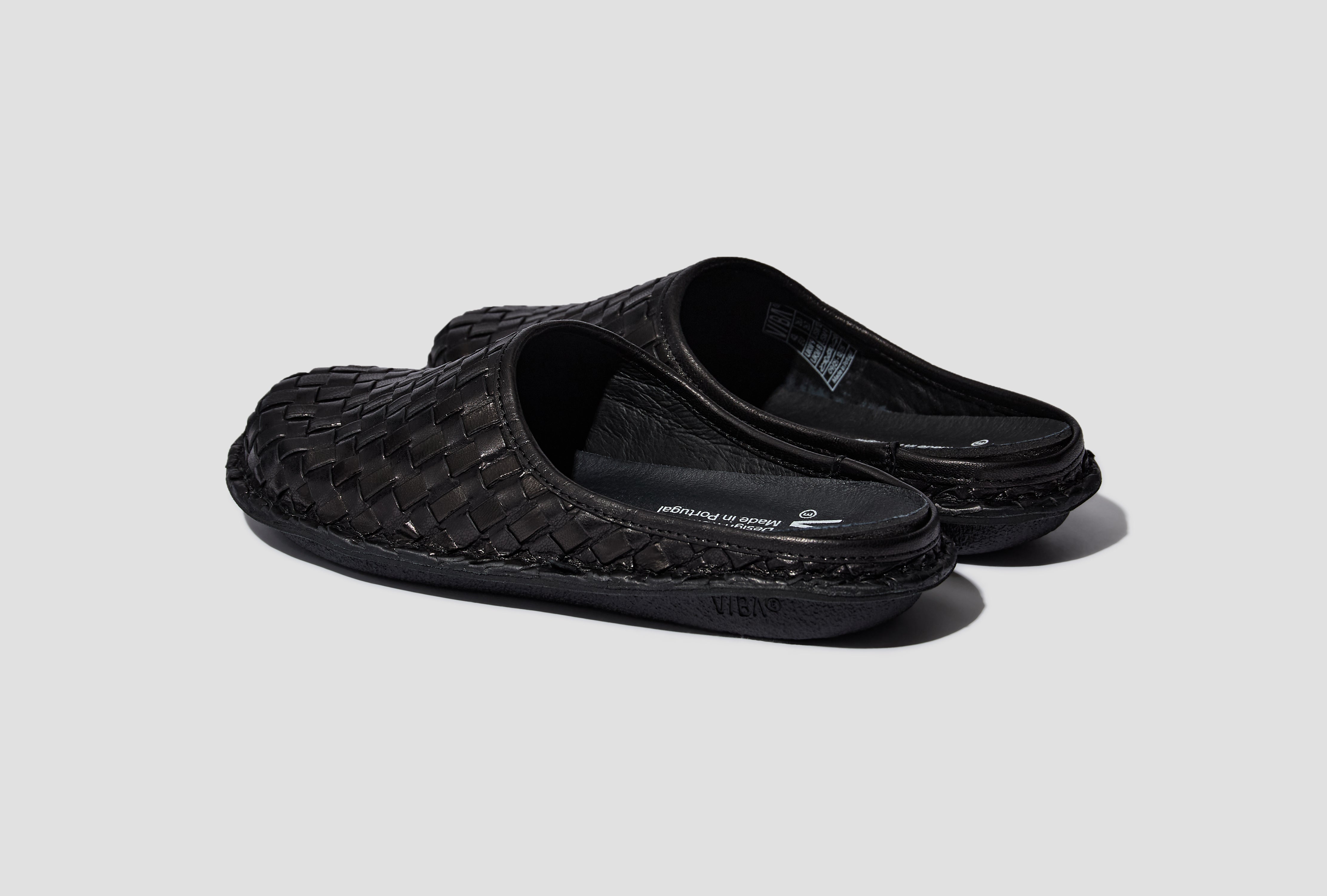 ROMA WOVEN LEATHER - PRETO BLACK ROMAWLPB