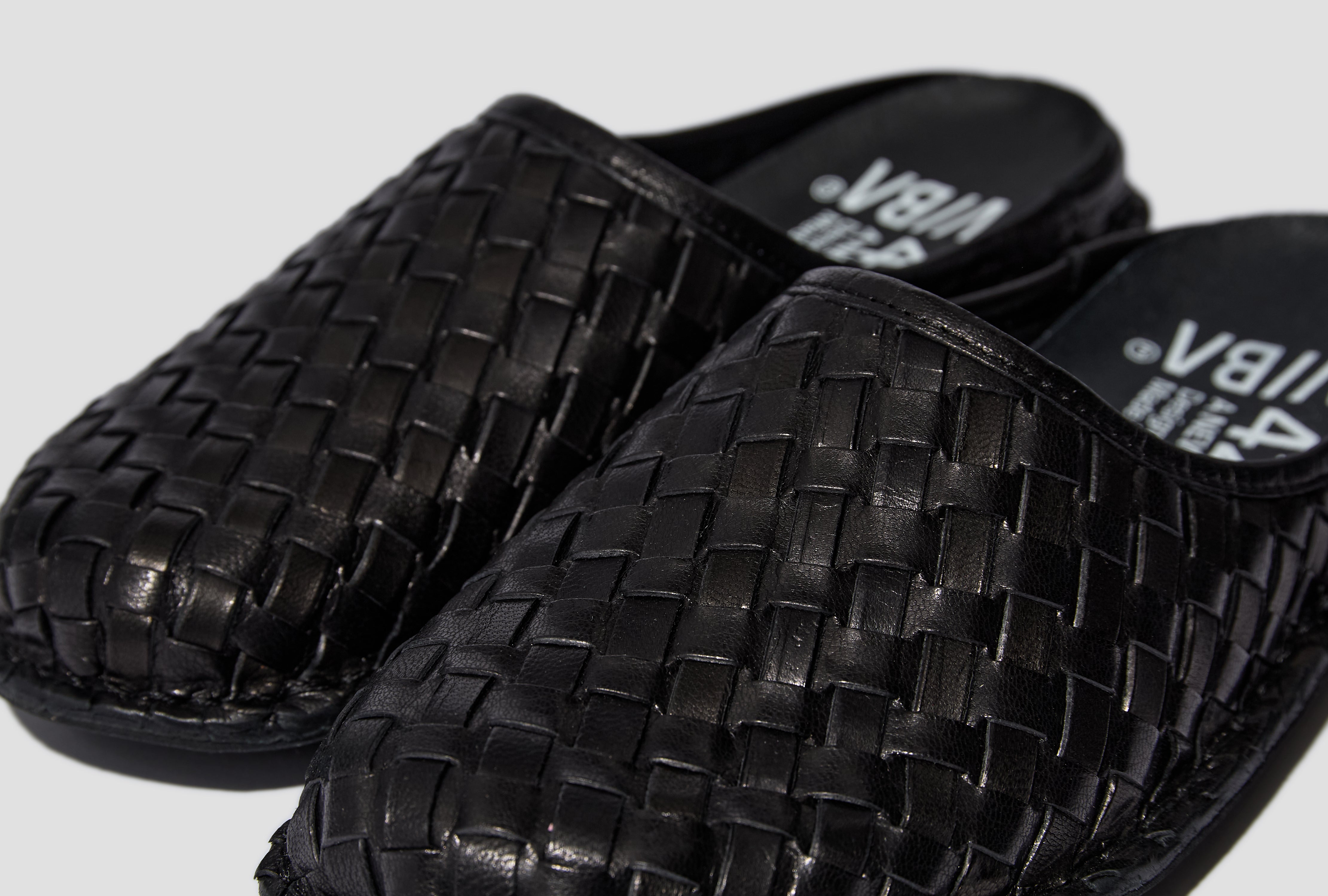 ROMA WOVEN LEATHER - PRETO BLACK ROMAWLPB