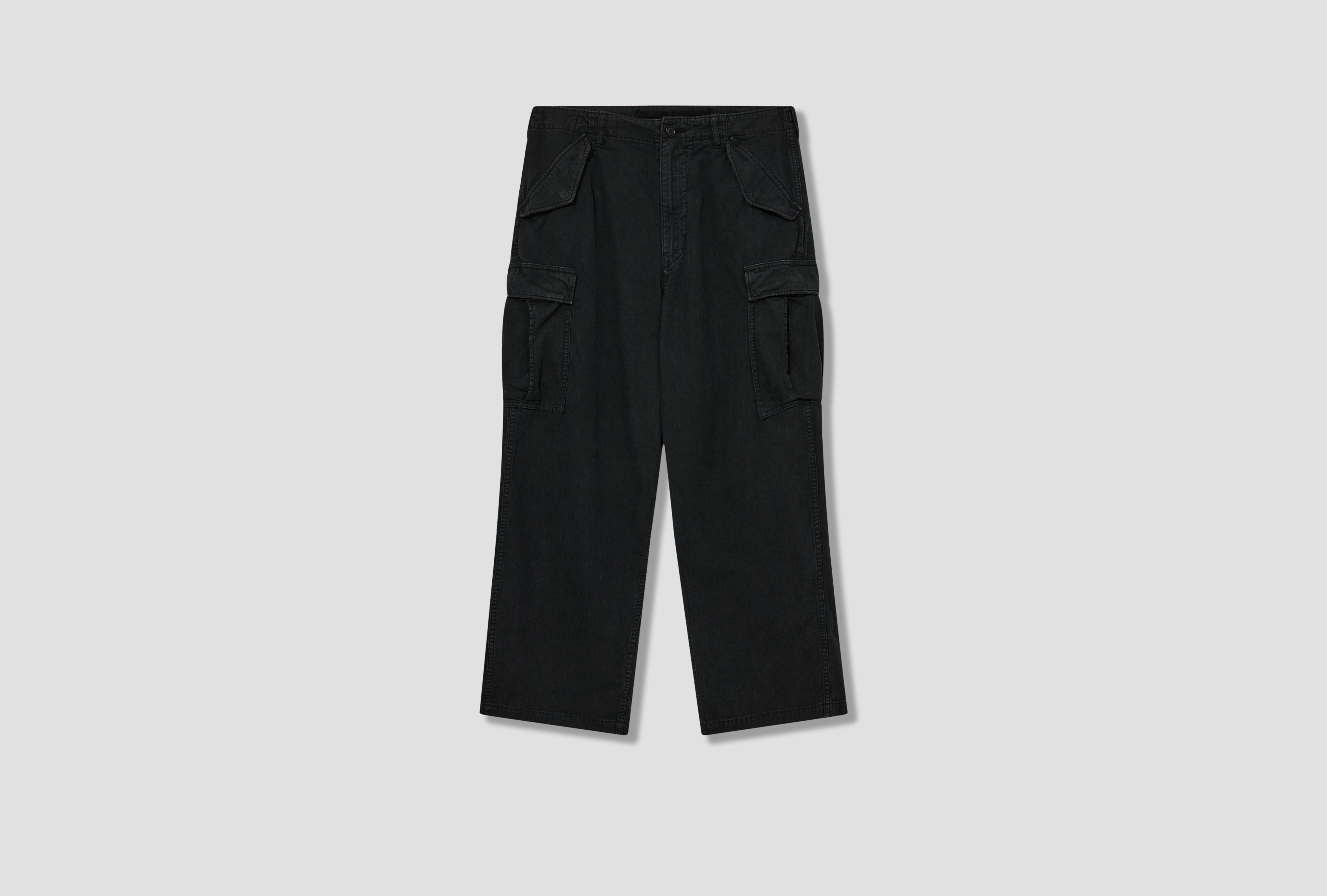 VINTAGE US ARMY M-51 FIELD PANTS 26SAP-04-50 Black