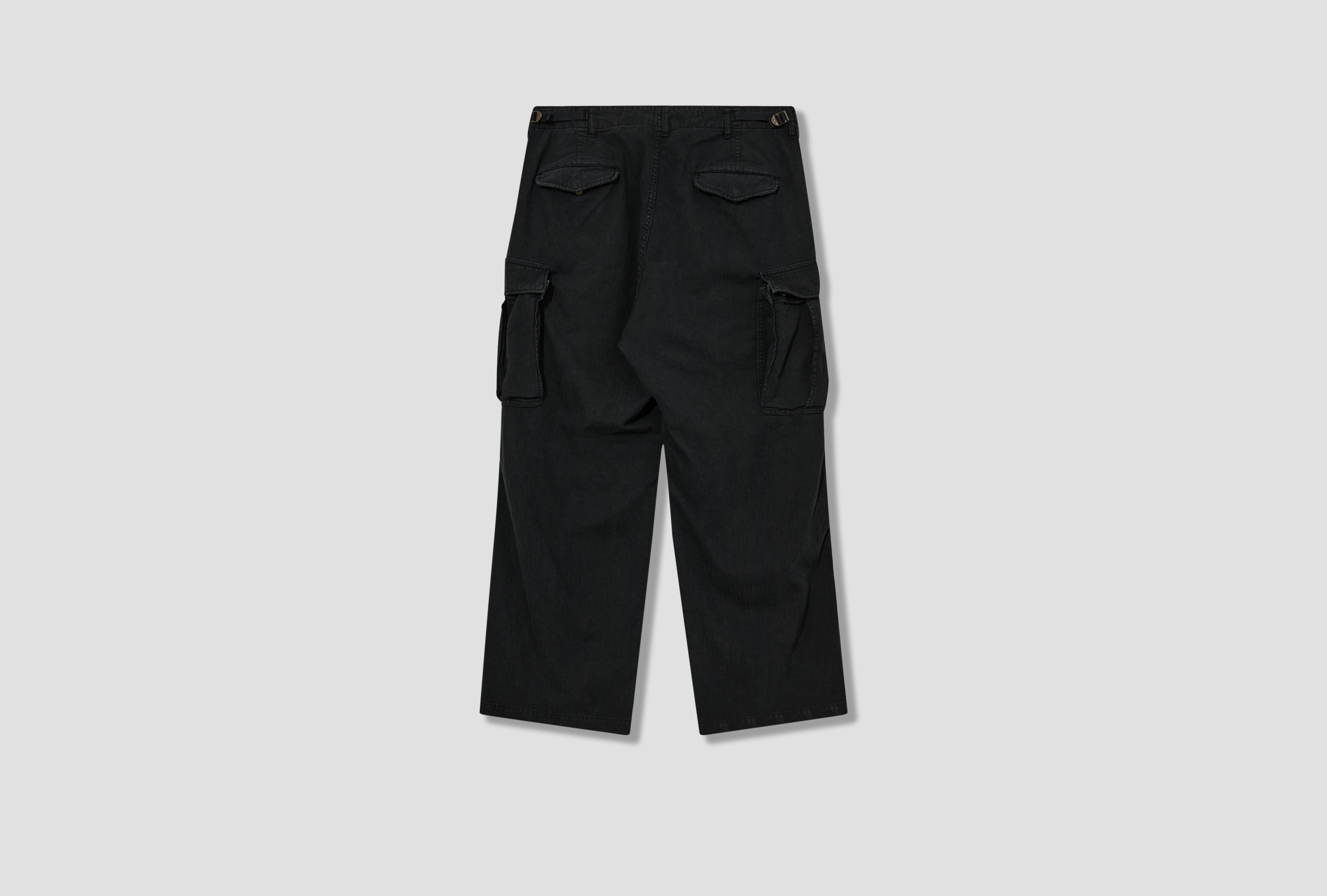 VINTAGE US ARMY M-51 FIELD PANTS 26SAP-04-50 Black