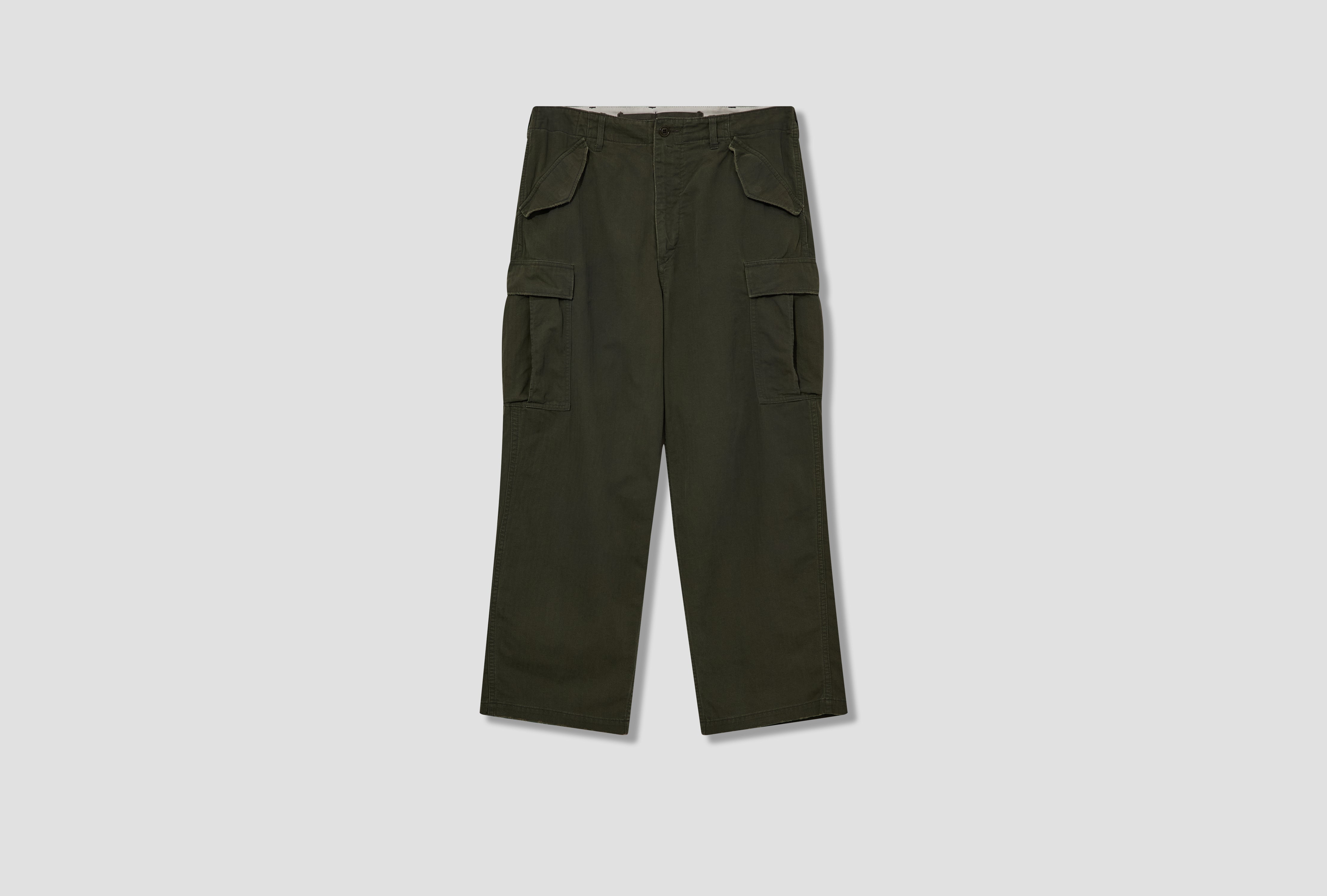 VINTAGE US ARMY M-51 FIELD PANTS 26SAP-04-50 Olive