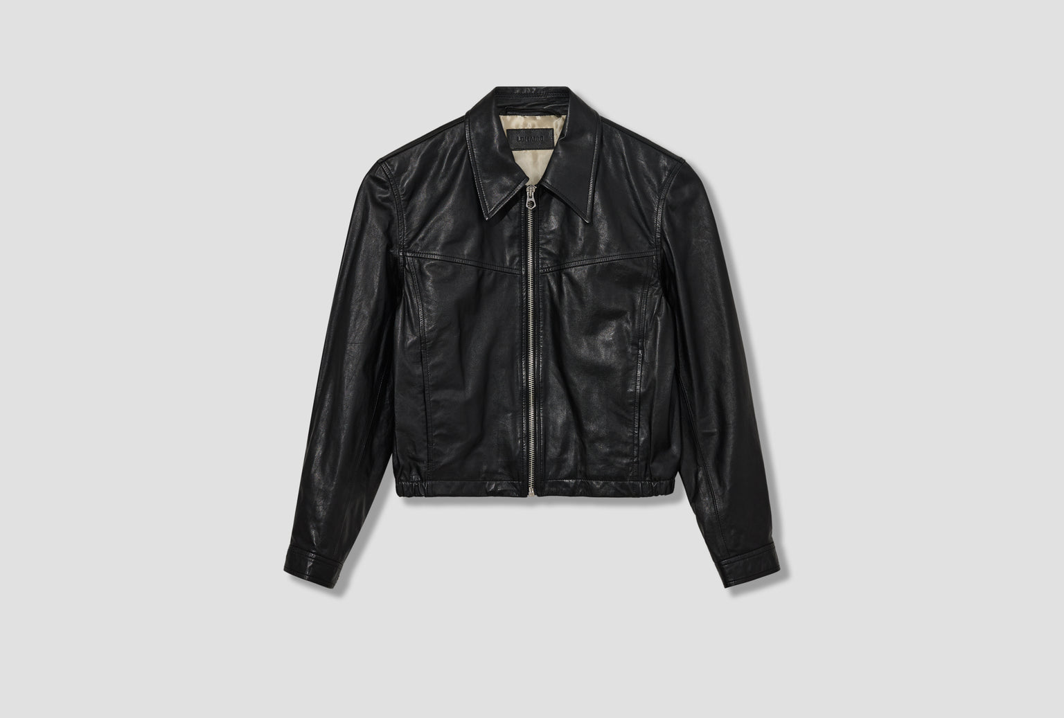 BIKER BLOUSON - PAPER COW LEATHER OW1211 LL0175 Black