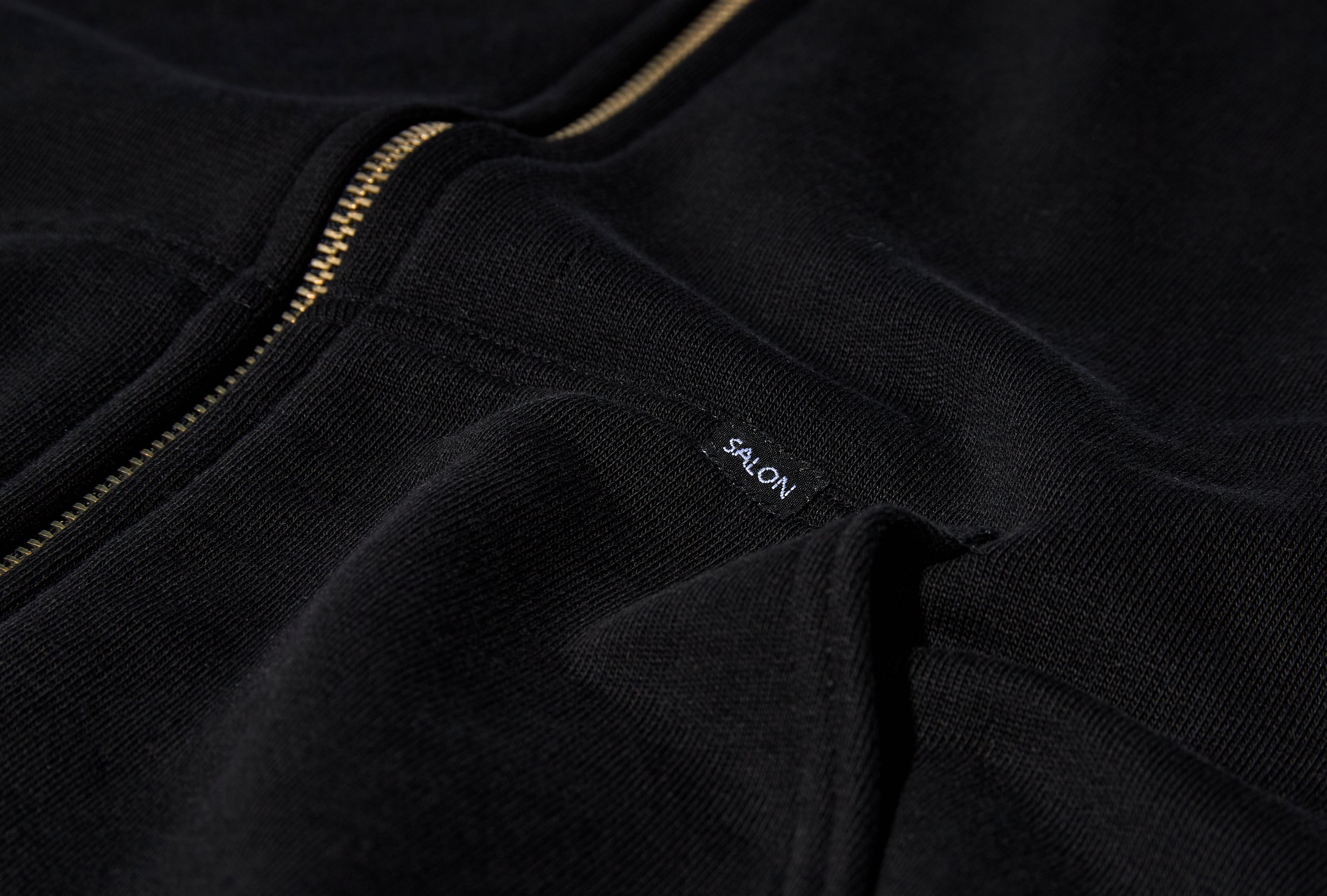 HOODIE - ORGANIC COTTON CL408 Black