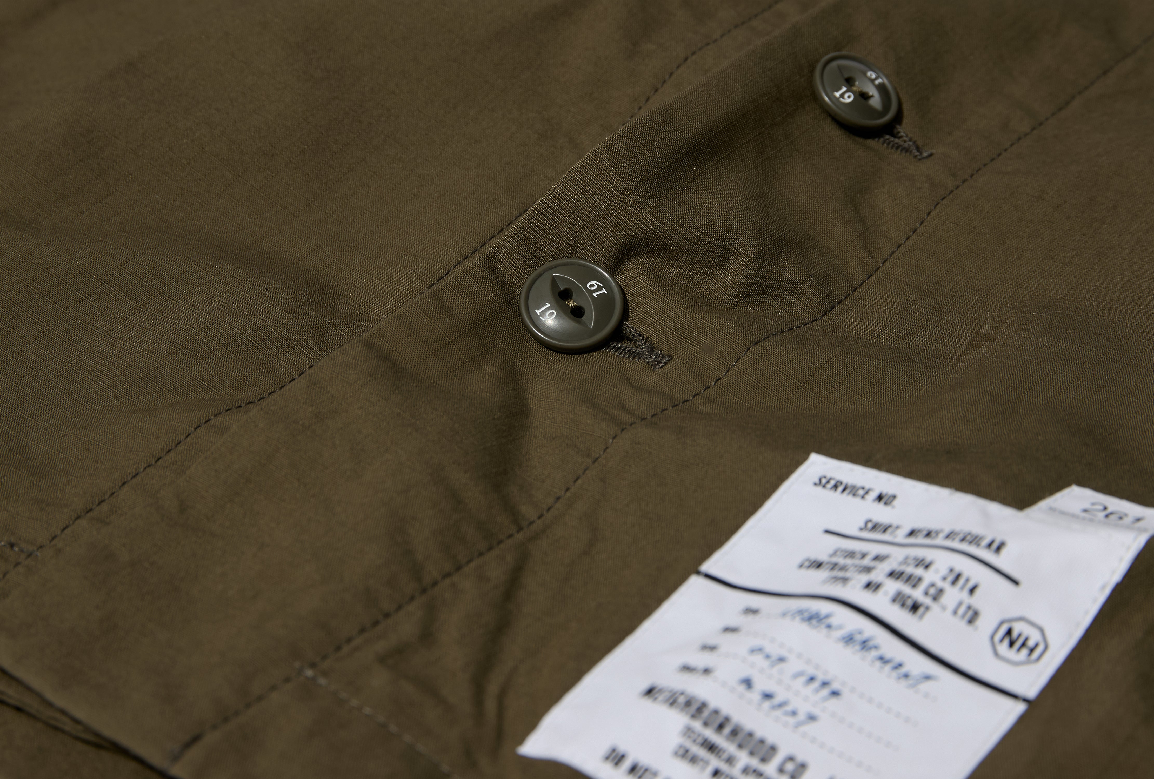 FATIGUE SHIRT LS 261TSNH-SHM14 Olive