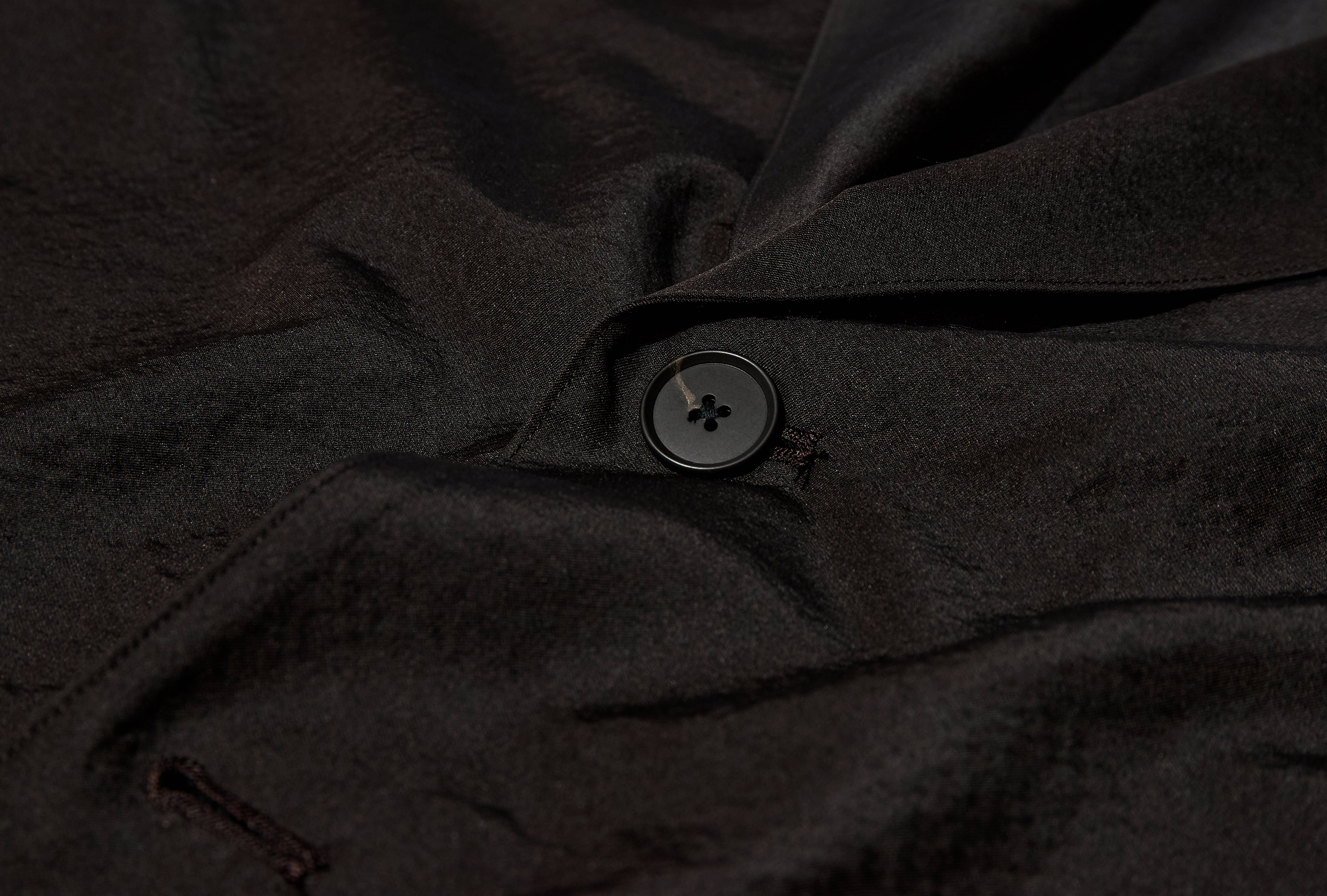 WOOL SILK SINGLE BREASTED JACKET ST.1447 Charcoal