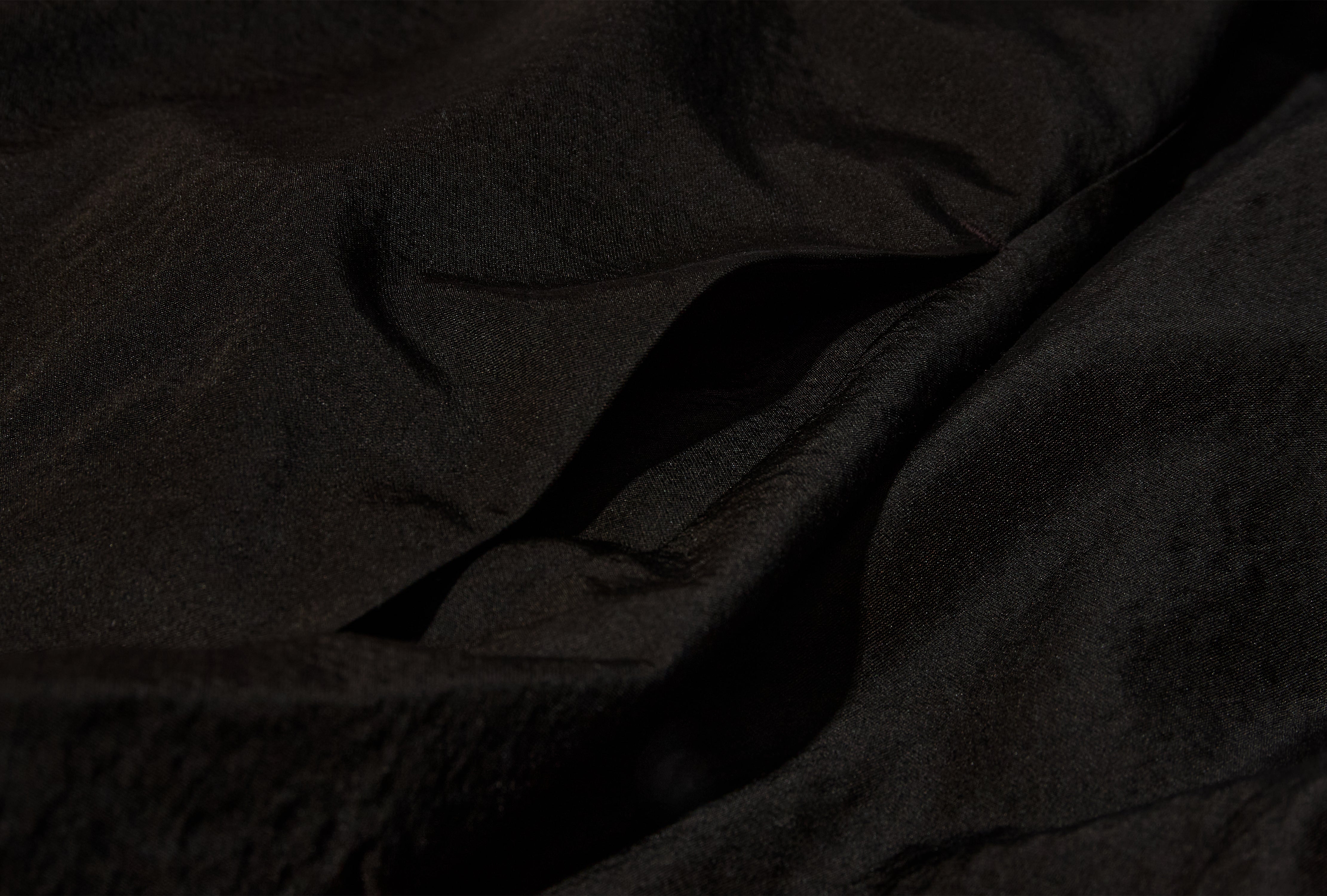 WOOL SILK COLLARED ZIP JACKET ST.1448 Charcoal