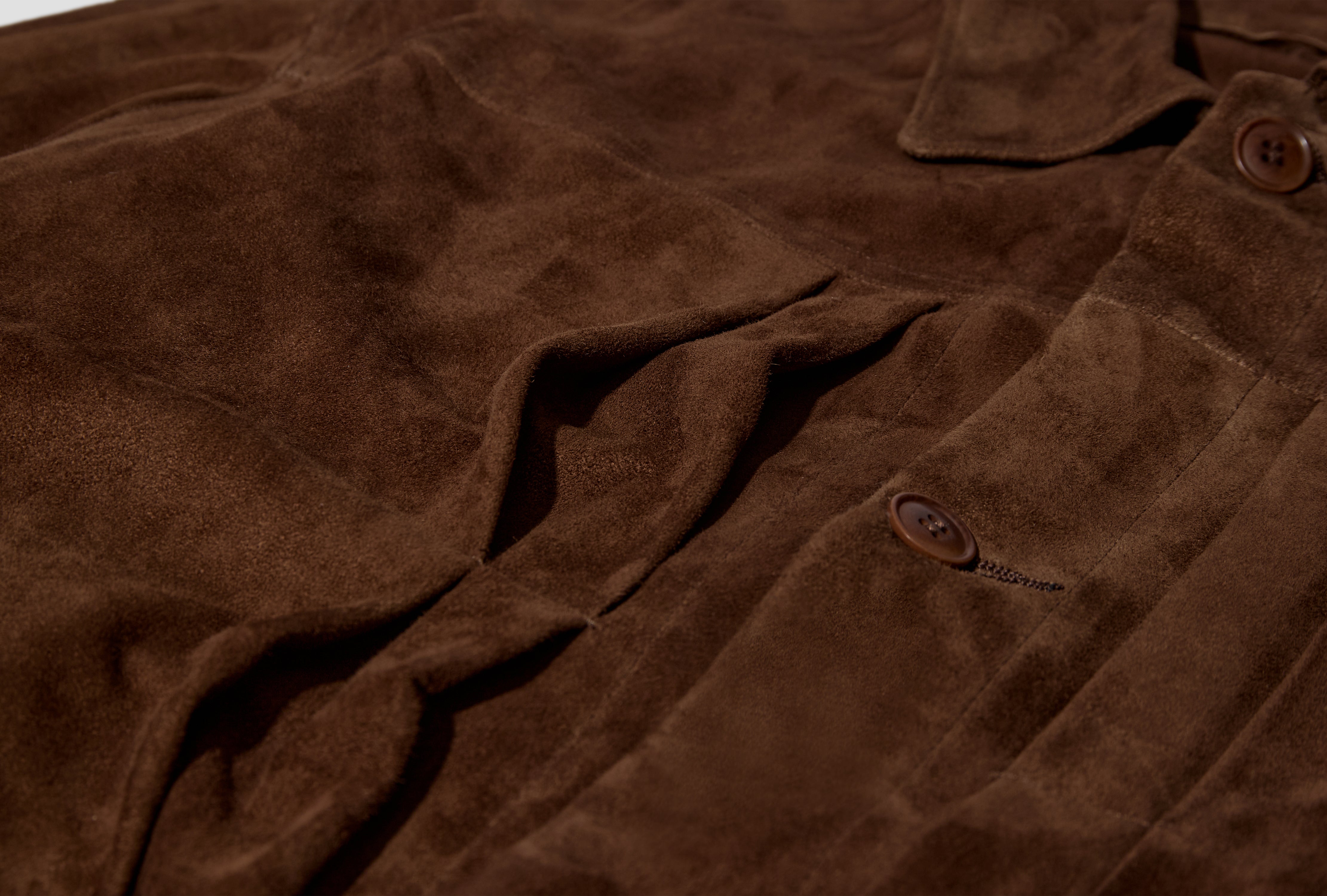 SUEDE TYPE-1ST JACKET D01-01021 Brown