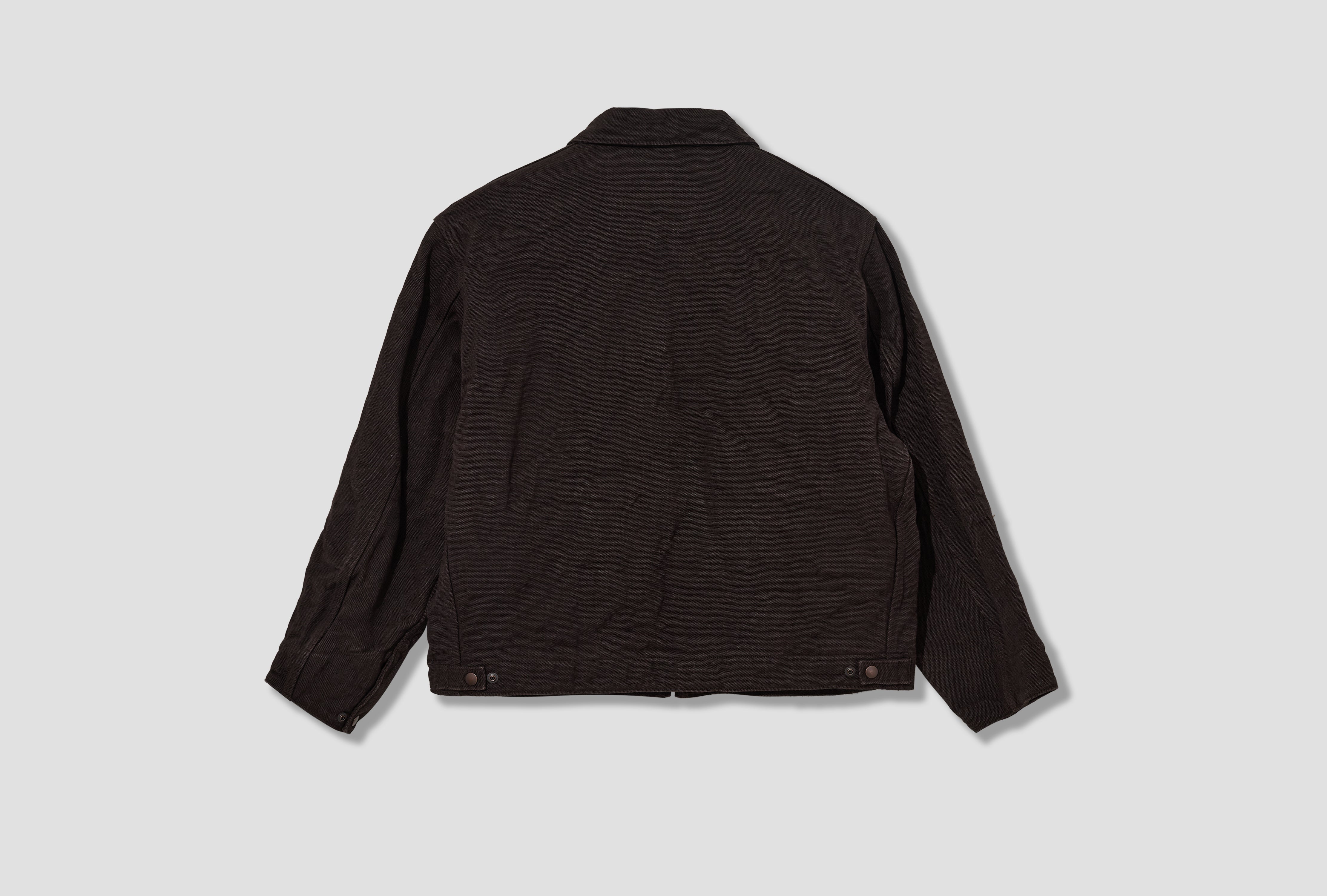 COMOLI HEMP DUCK ZIP SHORT JACKET D01-01028 Brown – HARRESØ