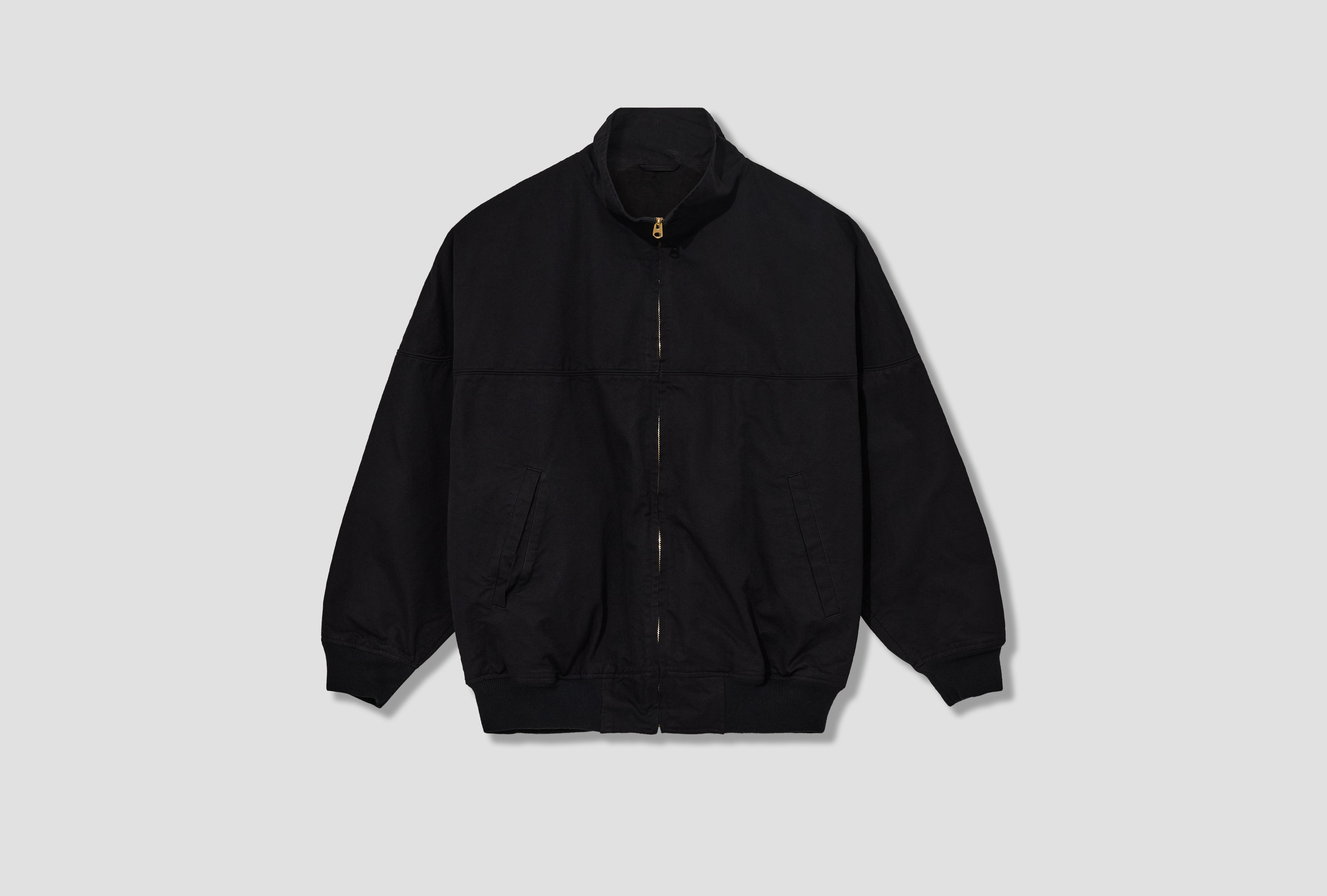 POST-WORK TWILL CAP SHOULDER BLOUSON D01-01031 Black
