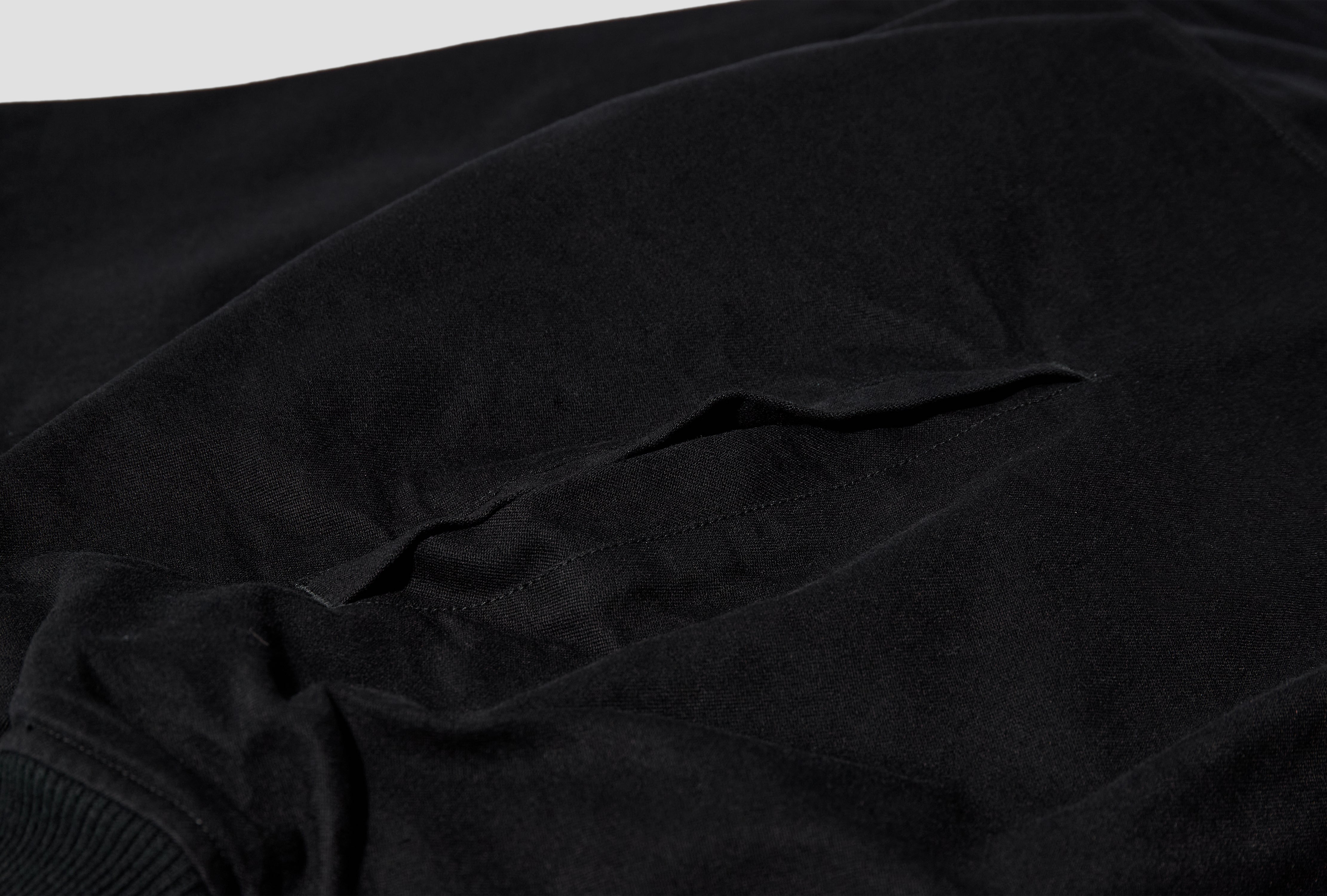 POST-WORK TWILL CAP SHOULDER BLOUSON D01-01031 Black