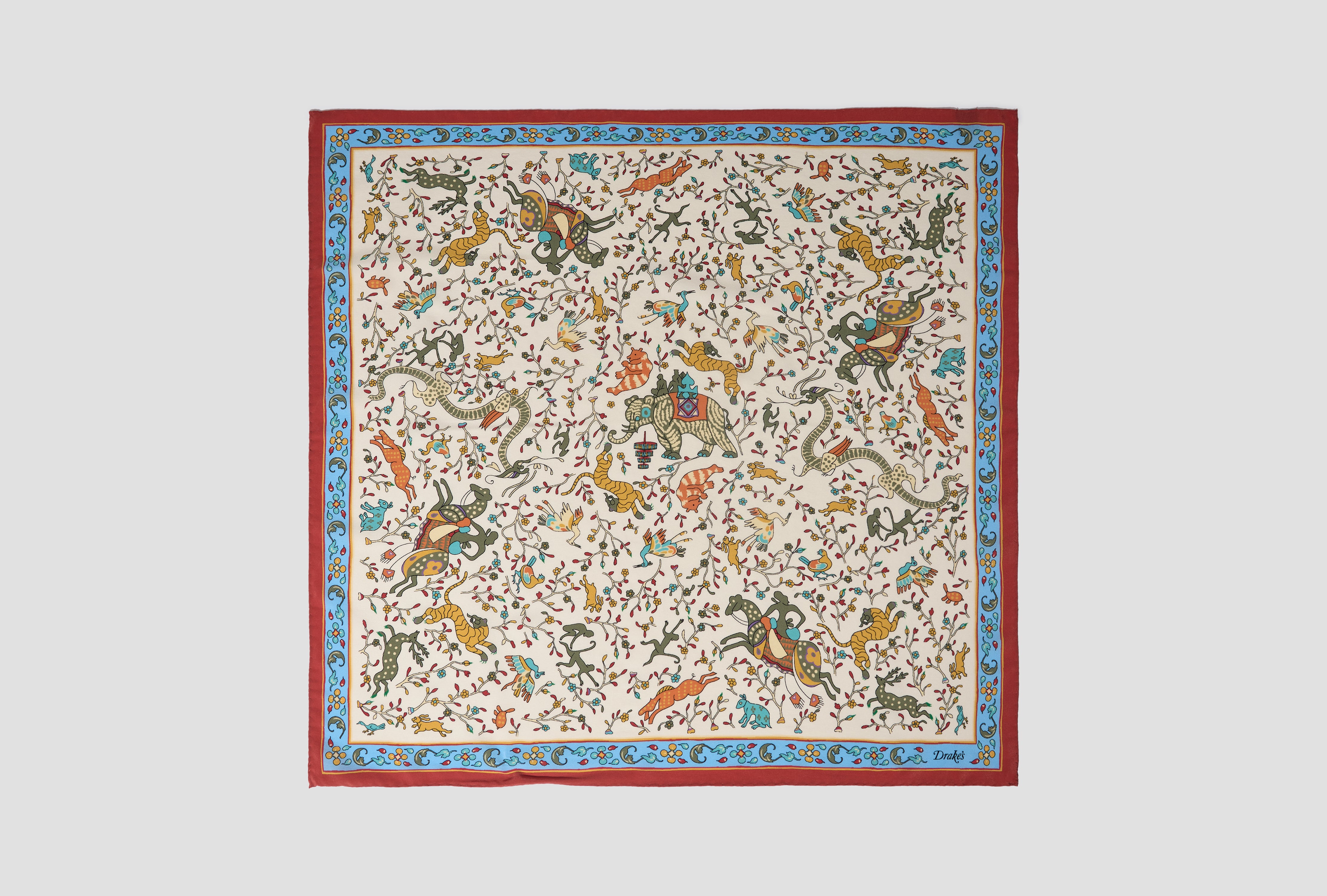 ANIMALS AND FLOWERS PRINT BANDANA DR1AD0 26150-05 Beige