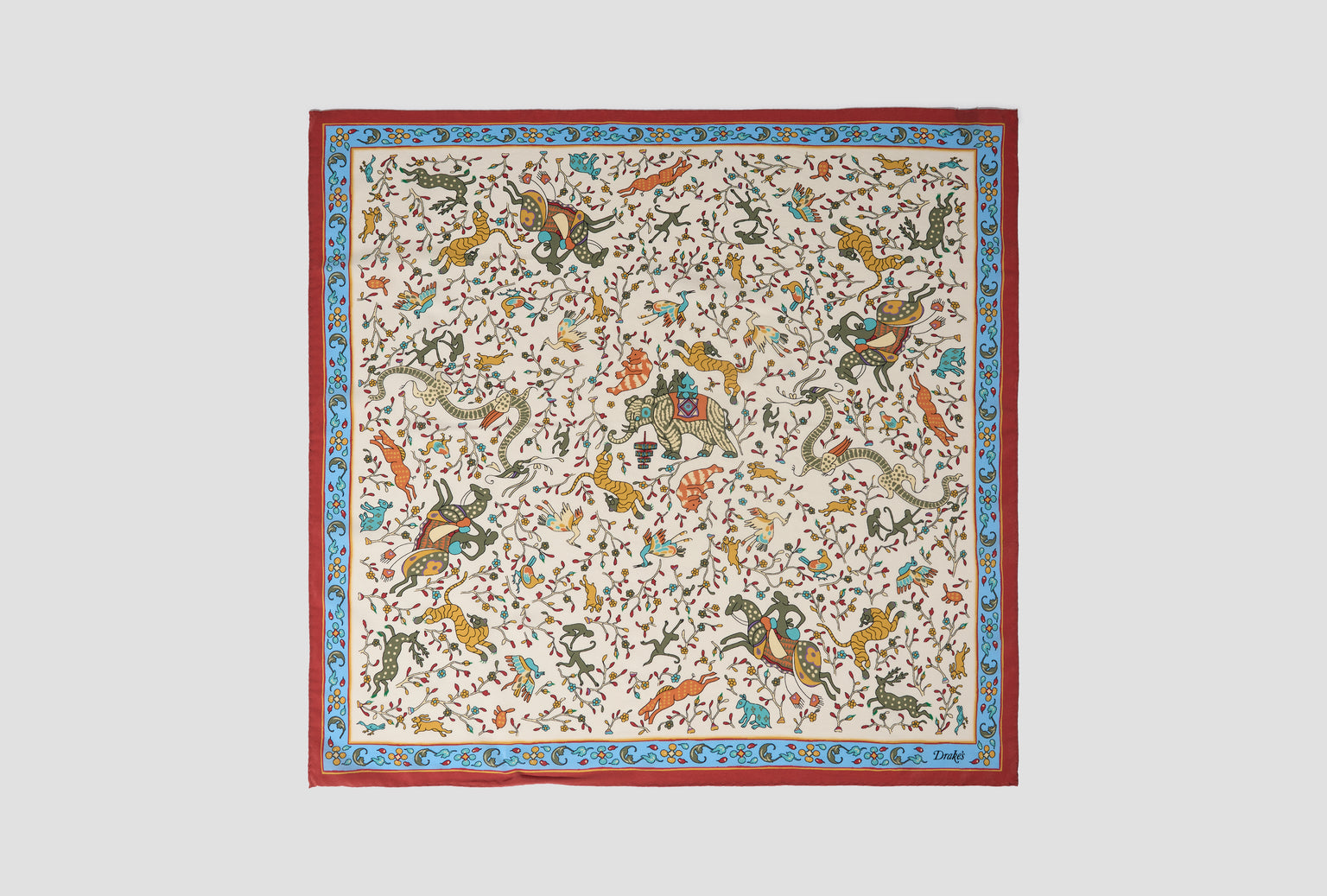 ANIMALS AND FLOWERS PRINT BANDANA DR1AD0 26150-05 Beige