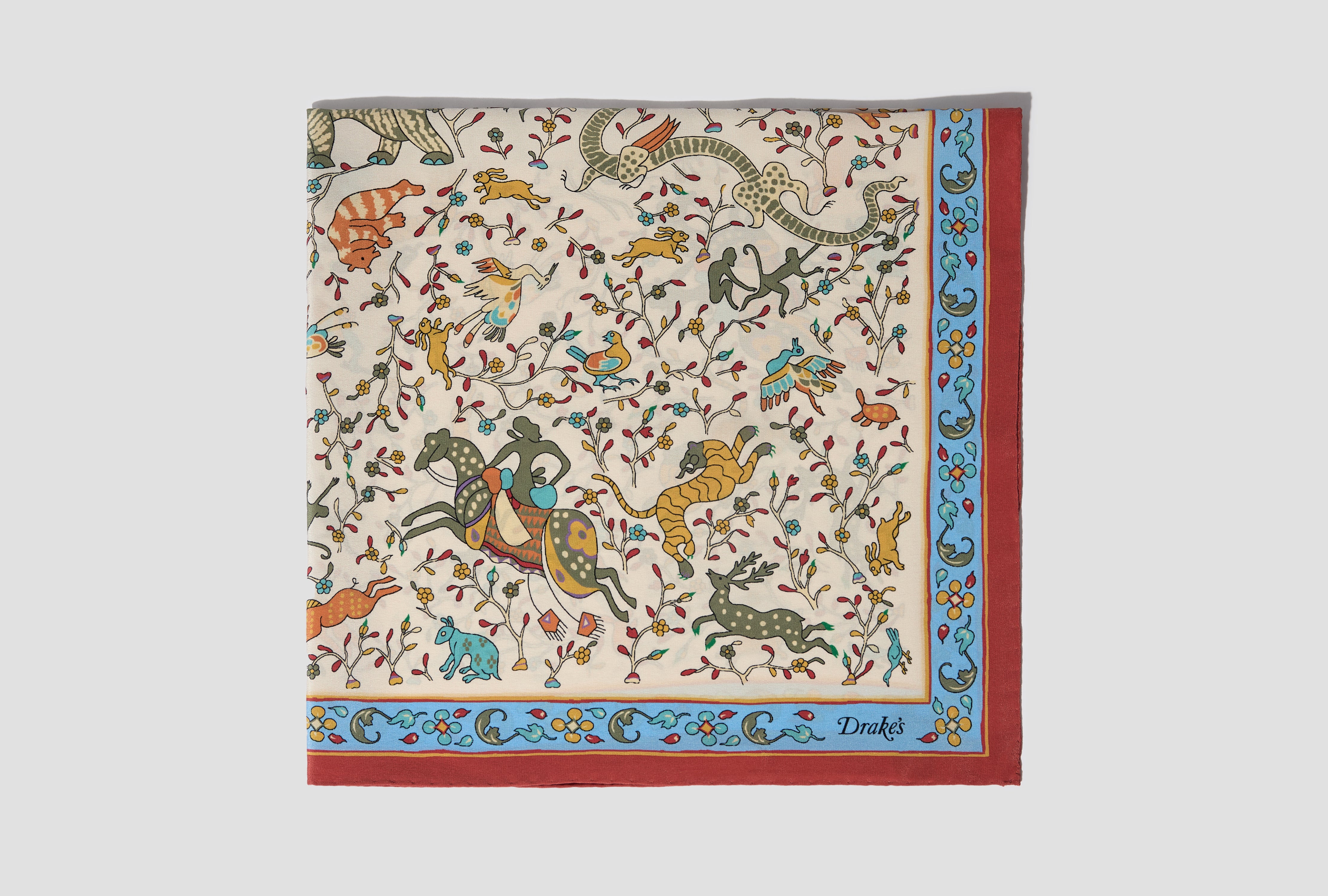 ANIMALS AND FLOWERS PRINT BANDANA DR1AD0 26150-05 Beige
