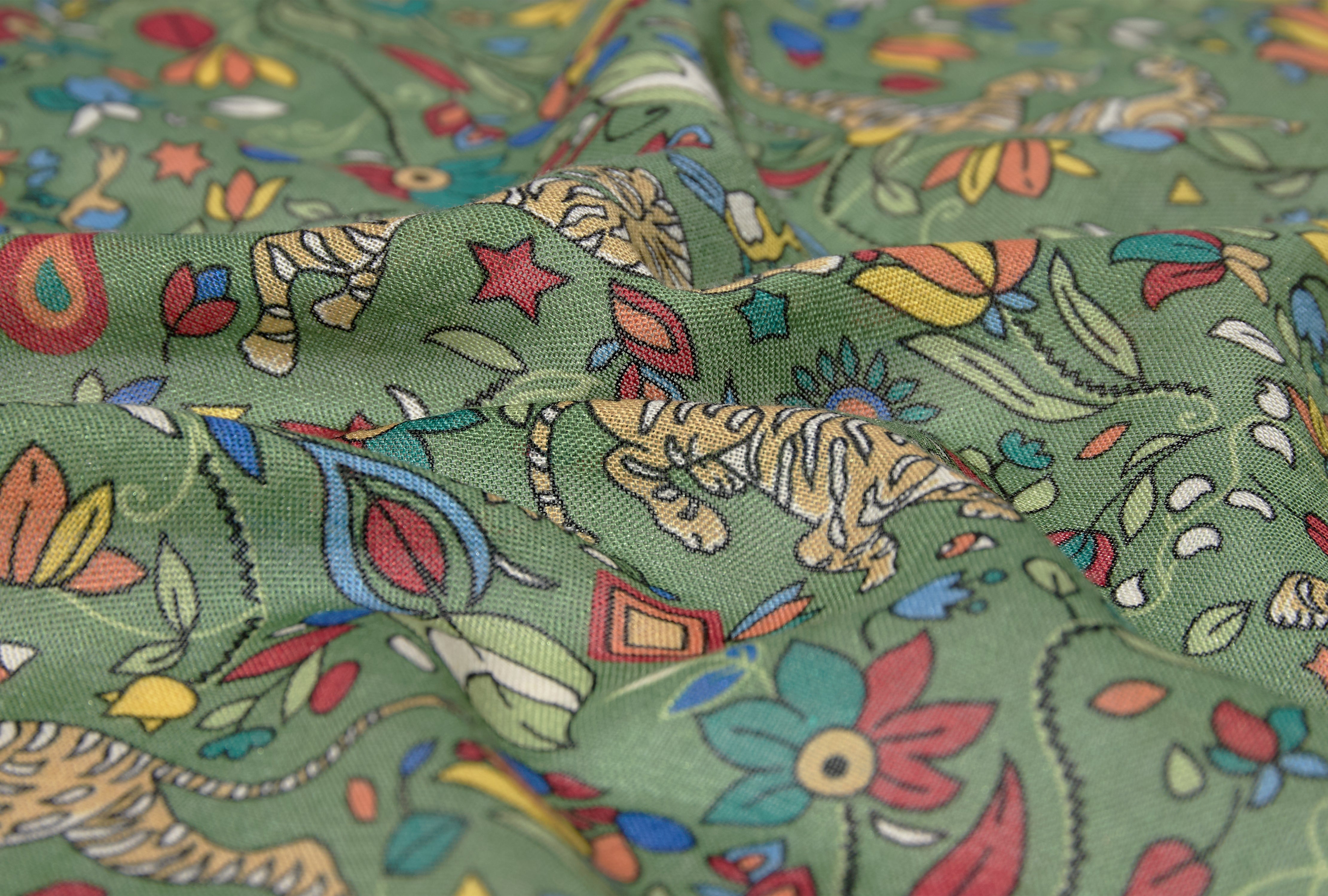 TIGER GARDEN PRINT BANDANA DR1AD0 26153-03 Green