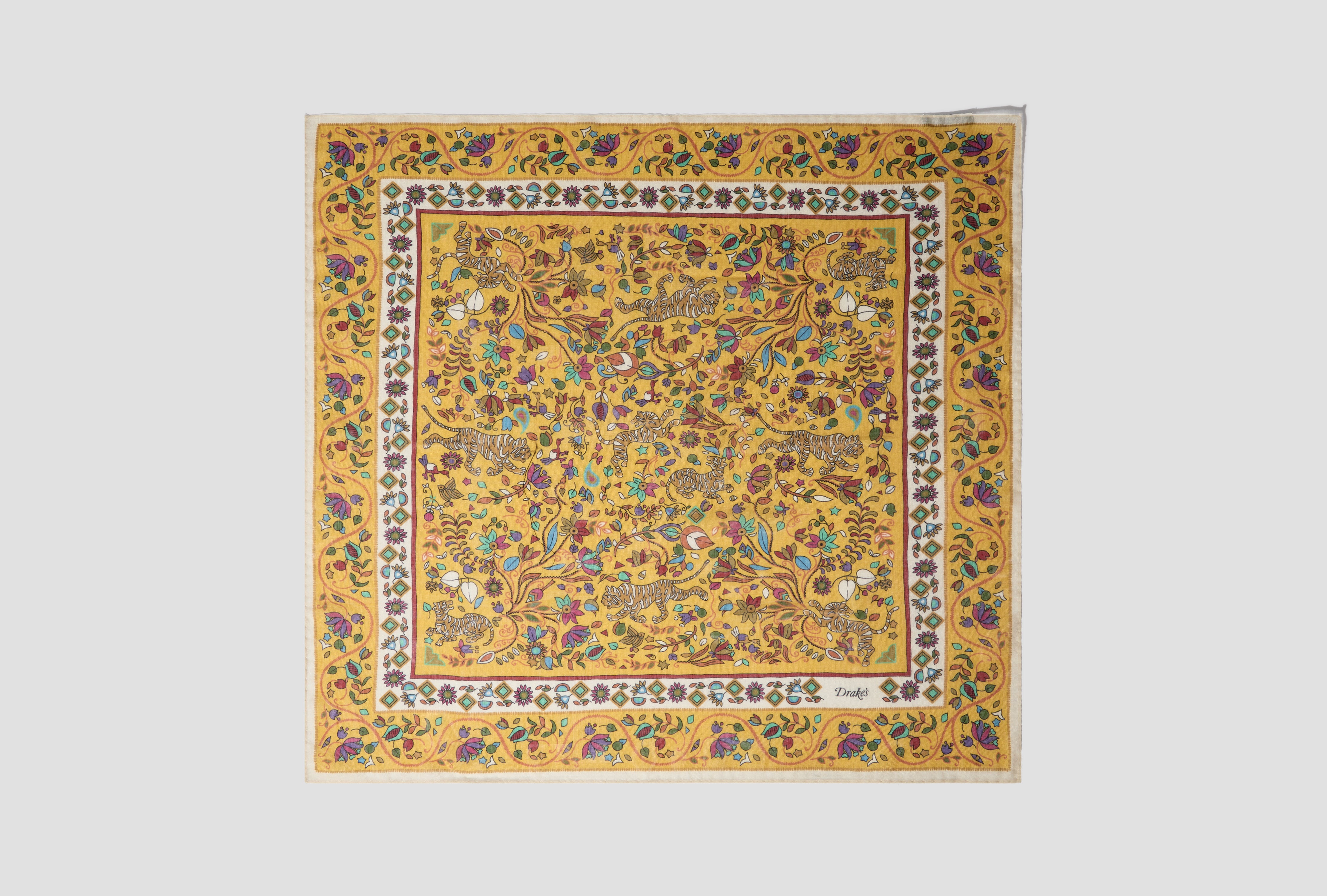 TIGER GARDEN PRINT BANDANA DR1AD0 26153-05 Yellow