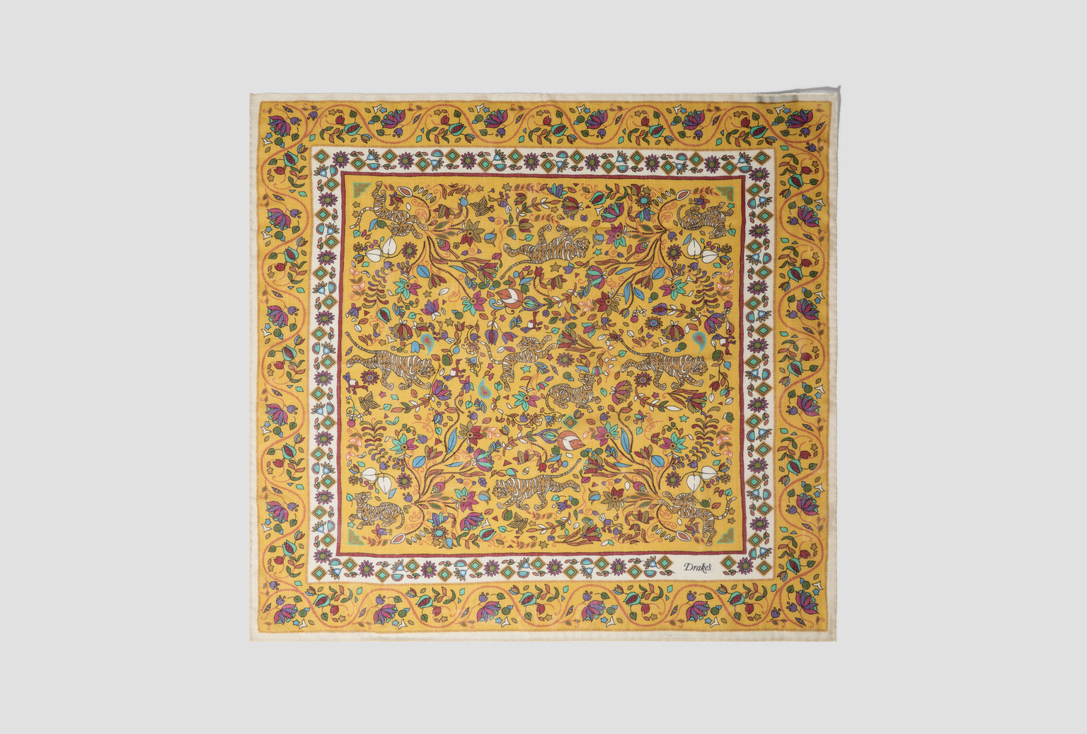 TIGER GARDEN PRINT BANDANA DR1AD0 26153-05 Yellow