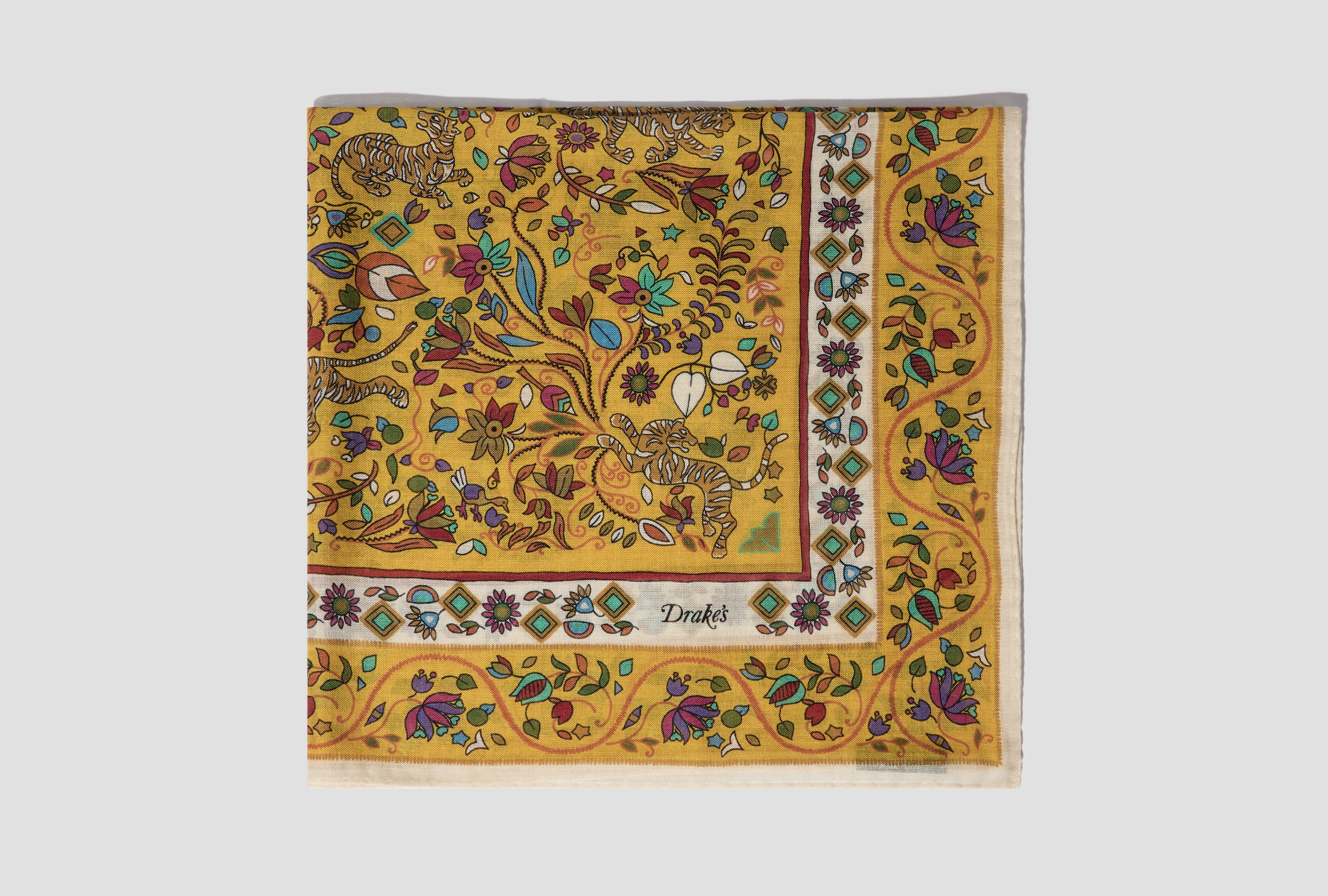 TIGER GARDEN PRINT BANDANA DR1AD0 26153-05 Yellow