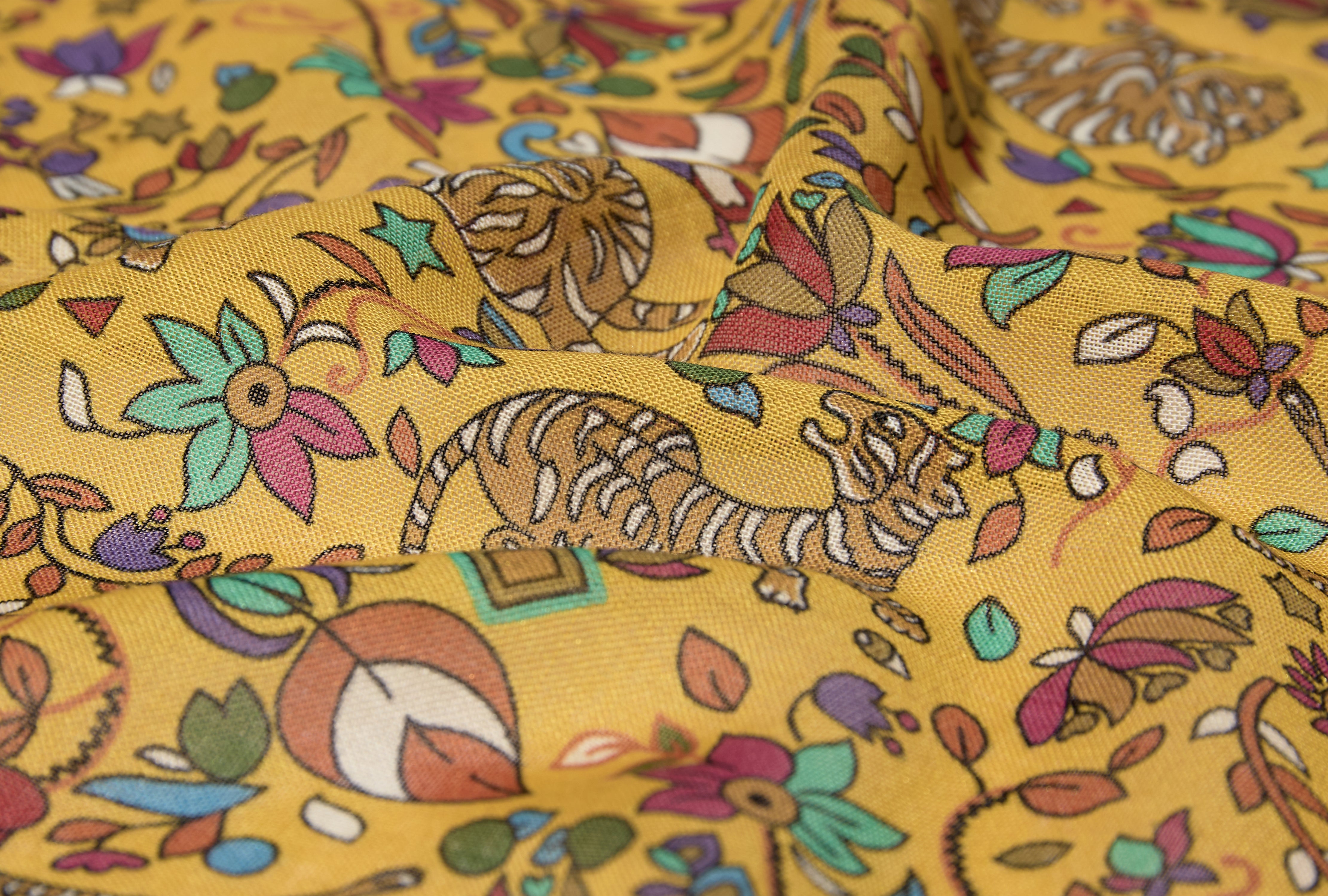 TIGER GARDEN PRINT BANDANA DR1AD0 26153-05 Yellow