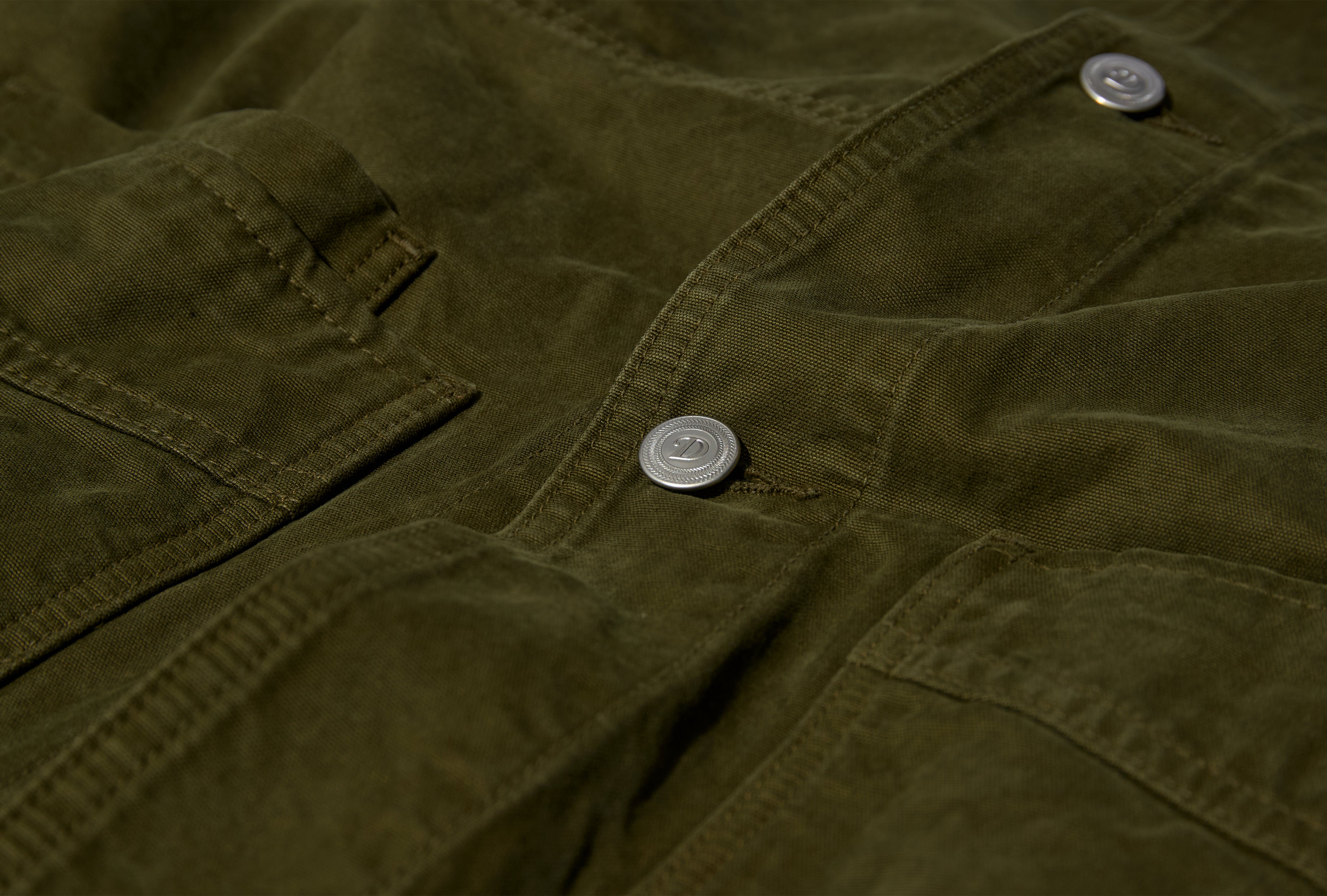 DUCK COTTON CANVAS CHORE DR2A1B 23634-02 Olive