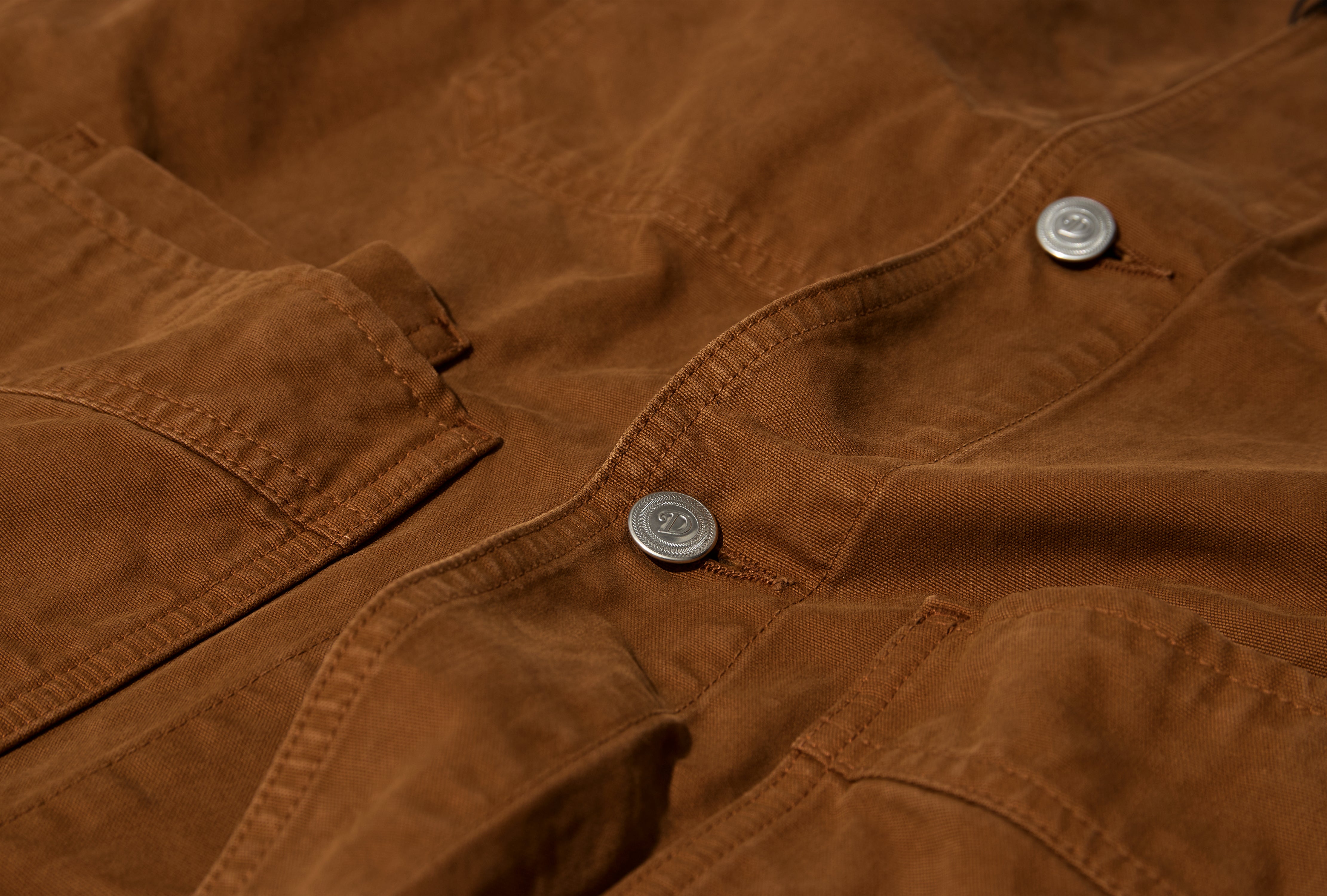 DUCK COTTON CANVAS CHORE DR2A1B 23634-03 Light brown