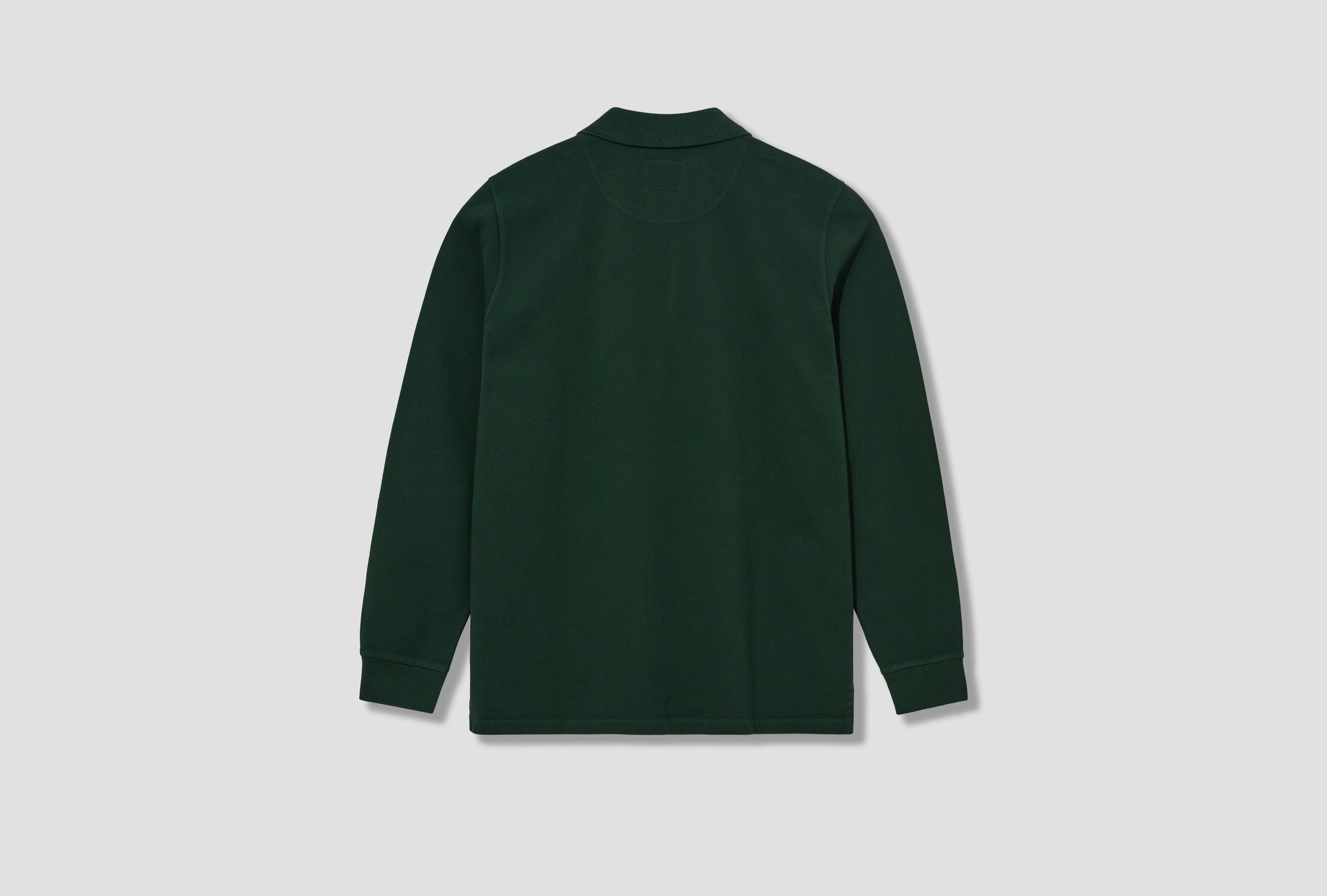 LS PIQUE POLO SHIRT DR2A5D 21620-04 Green