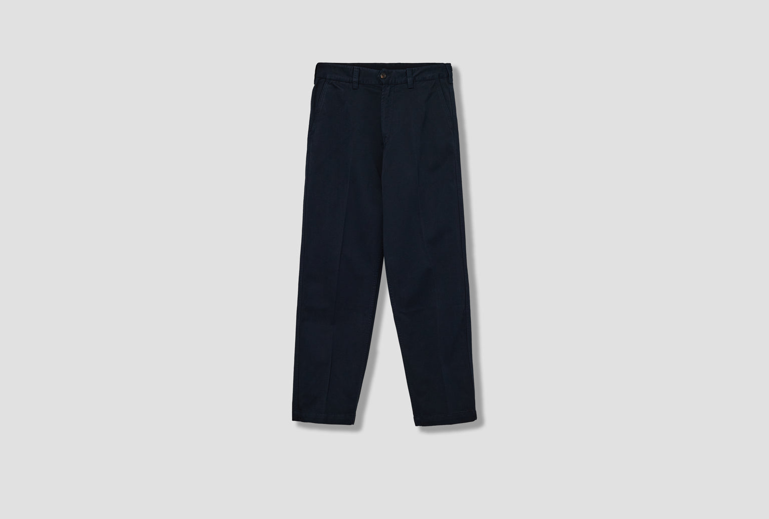 HEAVY FLAT FRONT CHINO DR2A6B 25068-01 Navy